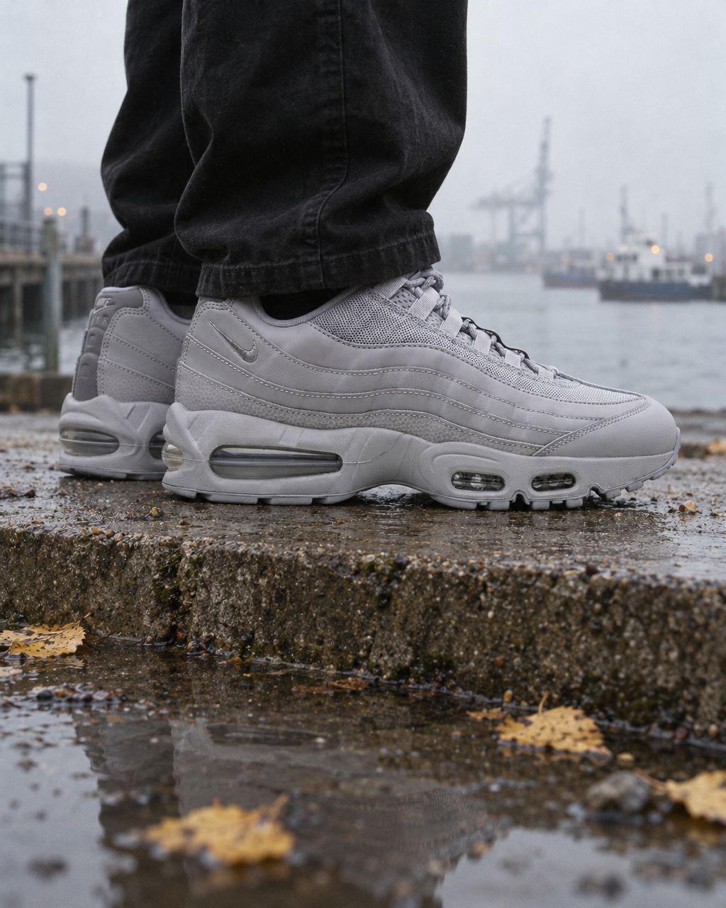 Nike Air Max 95 OG Big Bubble Wolf Grey - on-foot