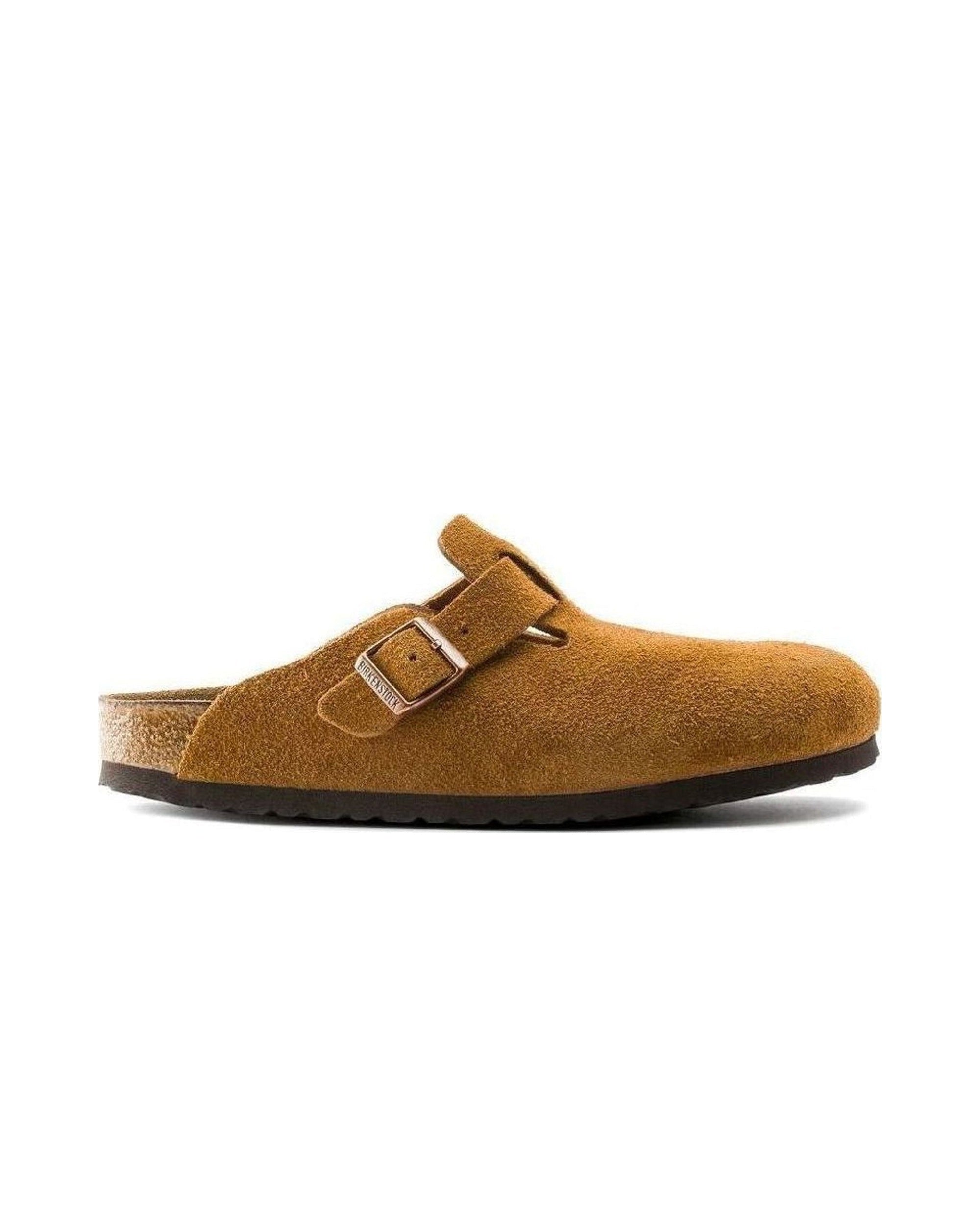 Birkenstock Boston Soft Footbed Suede Mink