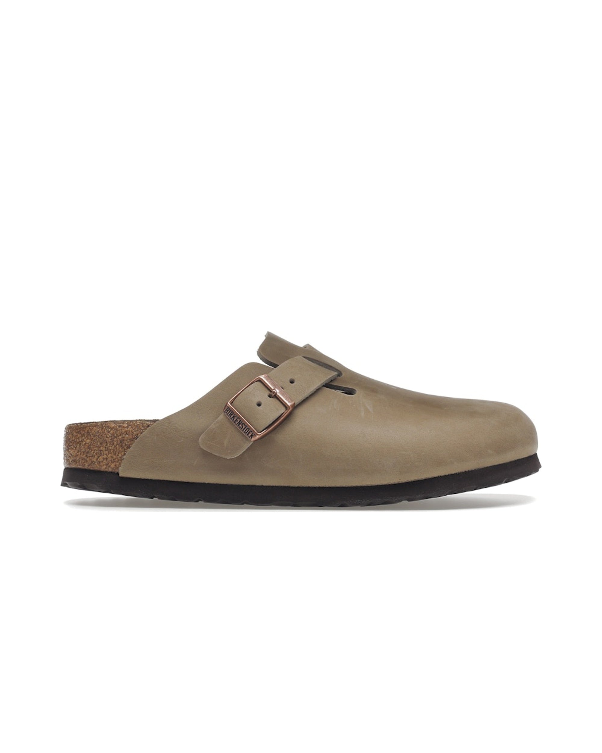 Birkenstock Boston Soft Footbed Oiled Leather Tobacco Brown