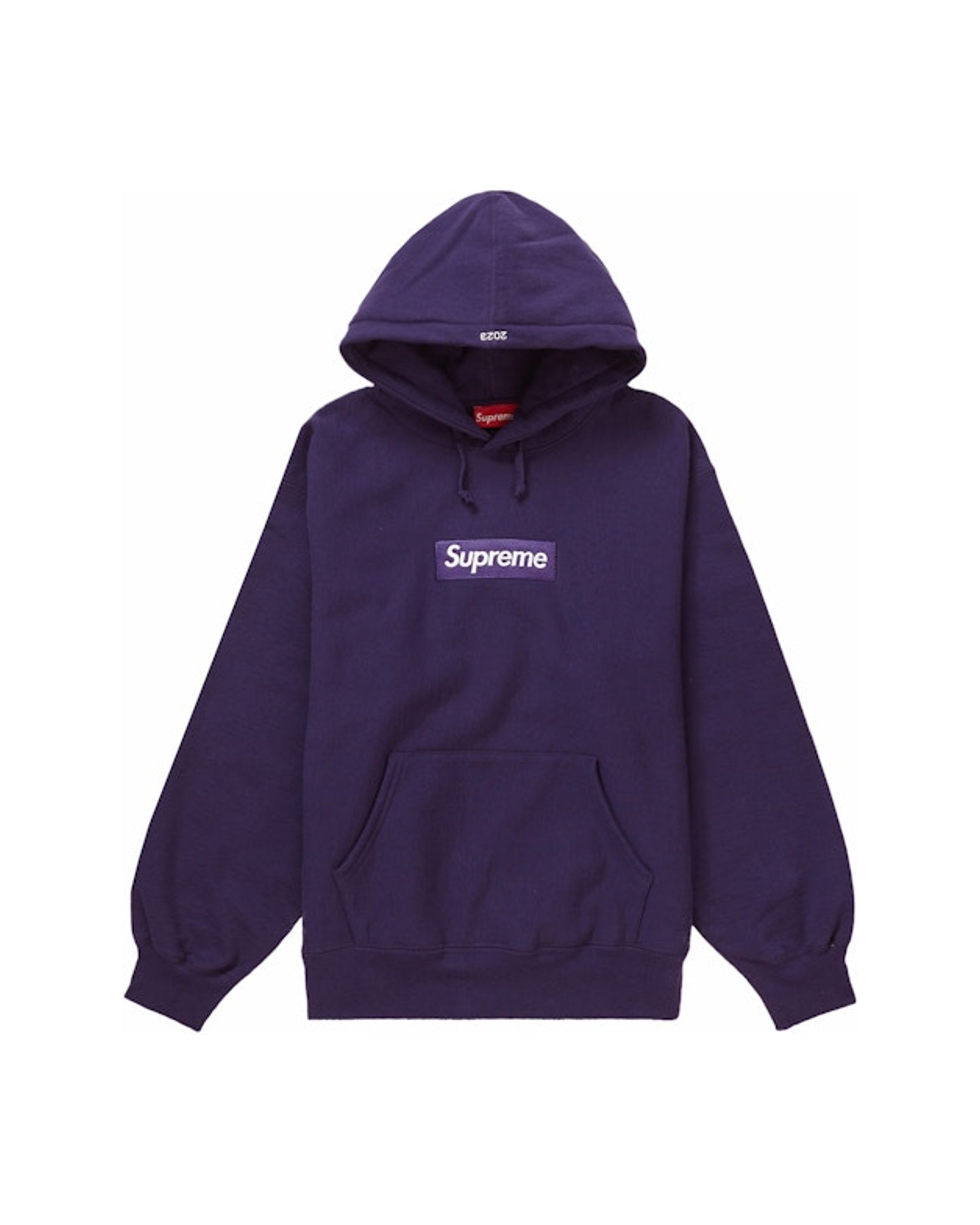 Supreme Box Logo Hooded Sweatshirt (FW23) Dark Purple