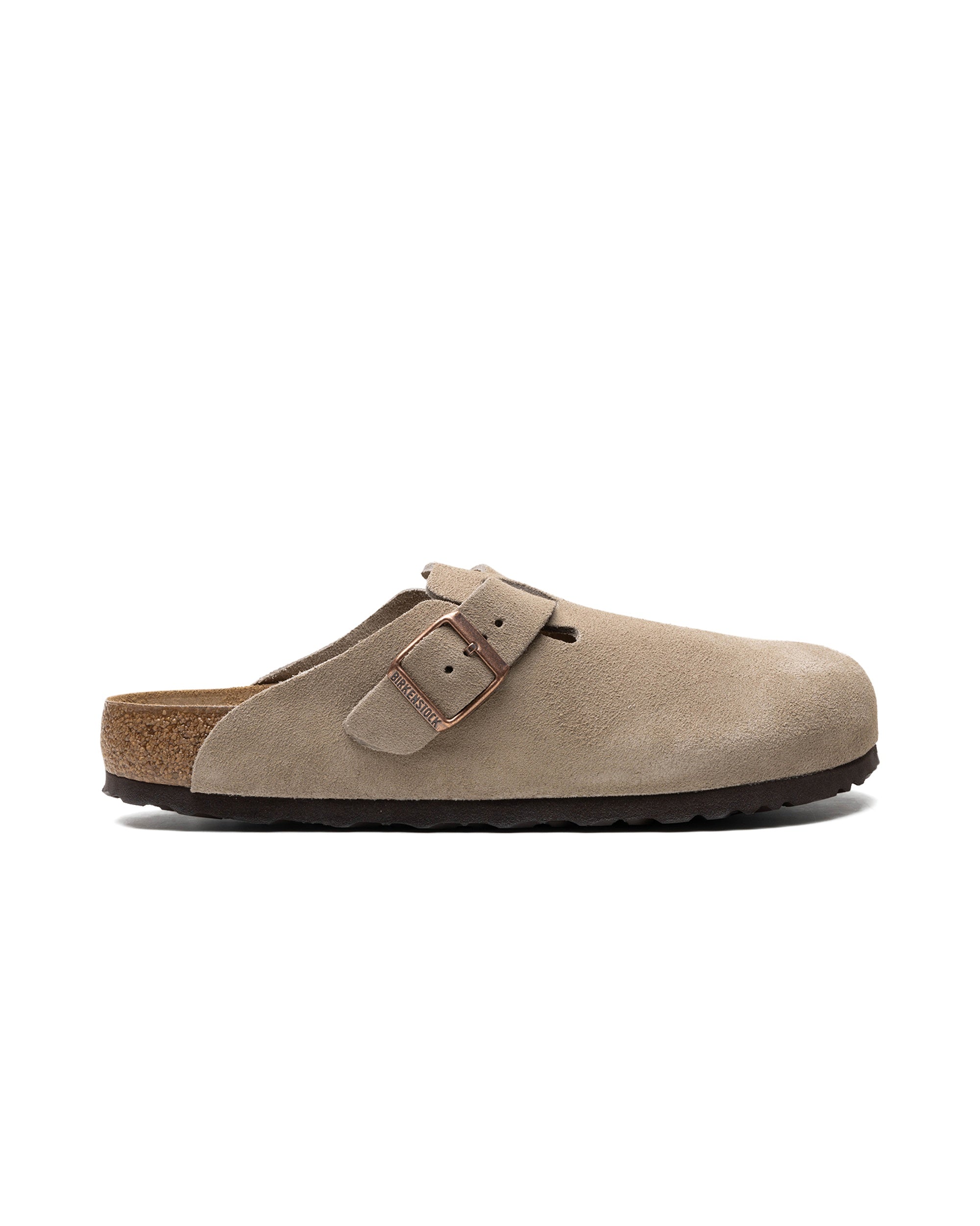 Birkenstock Boston Soft Footbed Suede Taupe