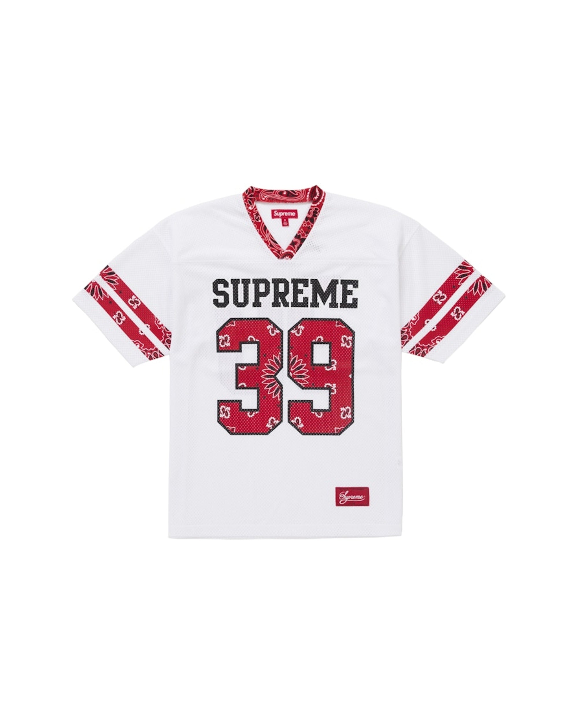 Supreme Bandana Football Jersey White