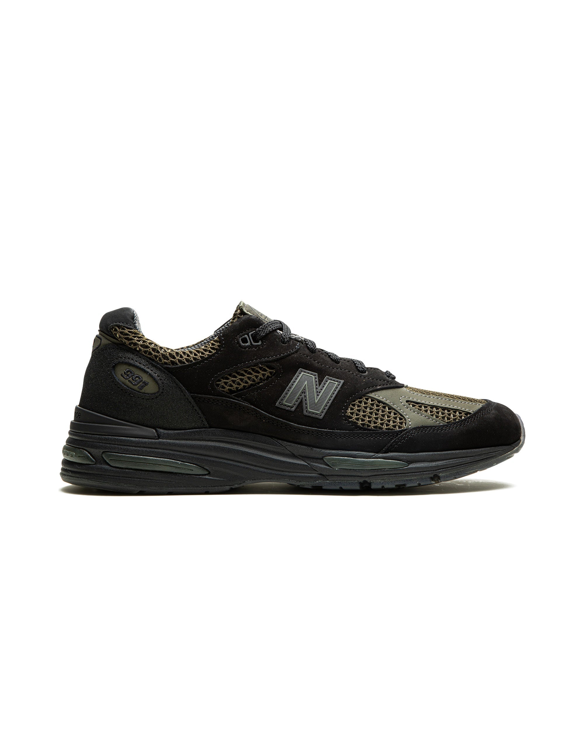 New Balance 991v2 MiUK Stone Island Ghost Pack Black