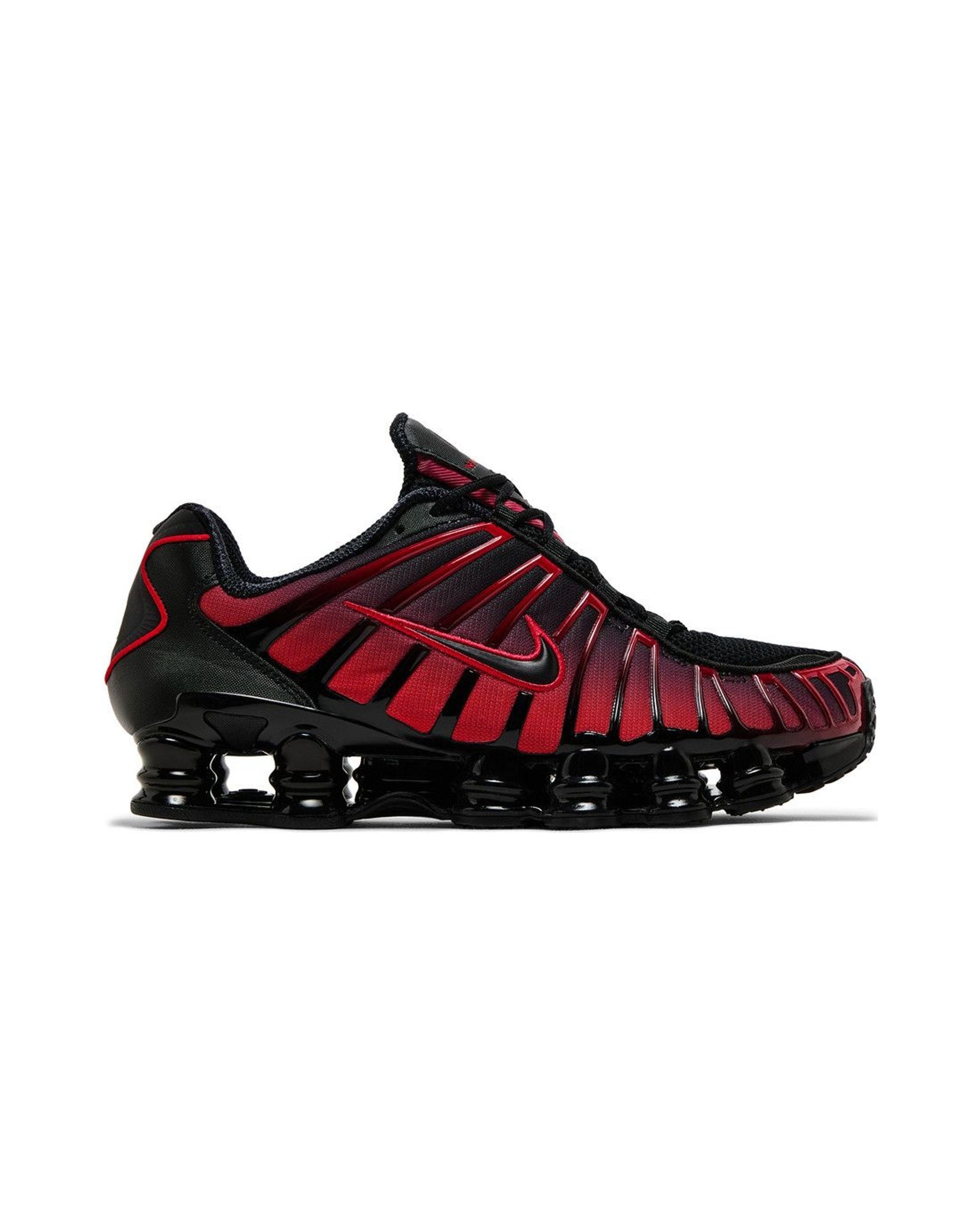 Nike Shox TL Black University Red Gradient