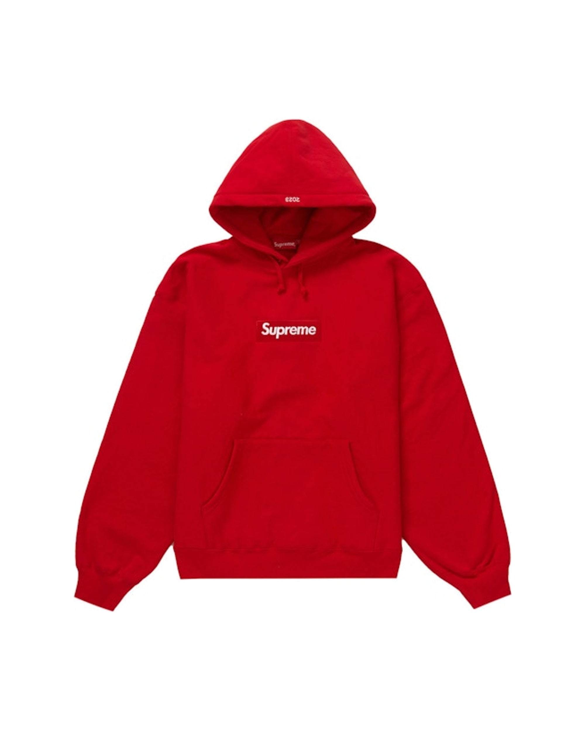 Supreme Box Logo Hooded Sweatshirt (FW23) Red