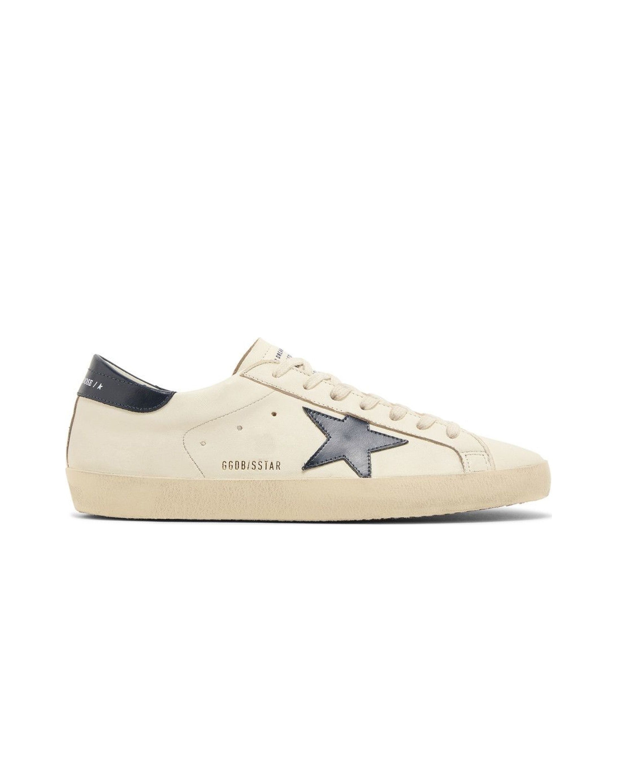 Golden Goose Super-Star Beige Night Blue