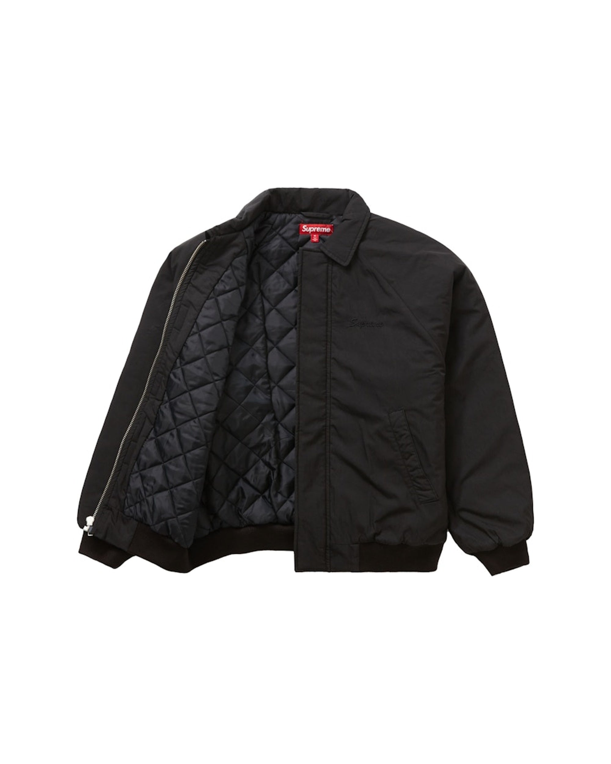 Supreme Peace Embroidered Work Jacket Black