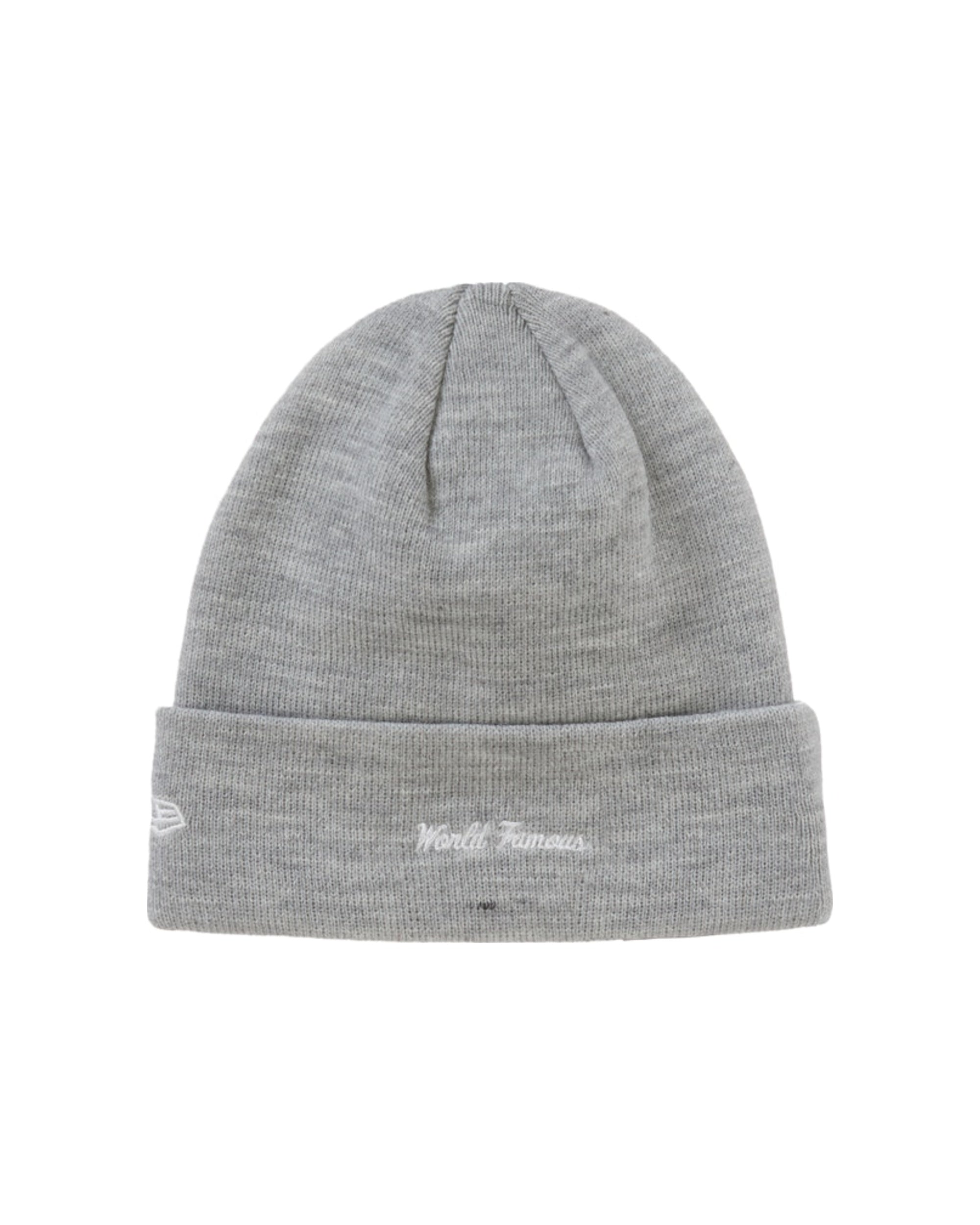 Supreme New Era Box Logo Beanie (FW22) Heather Grey