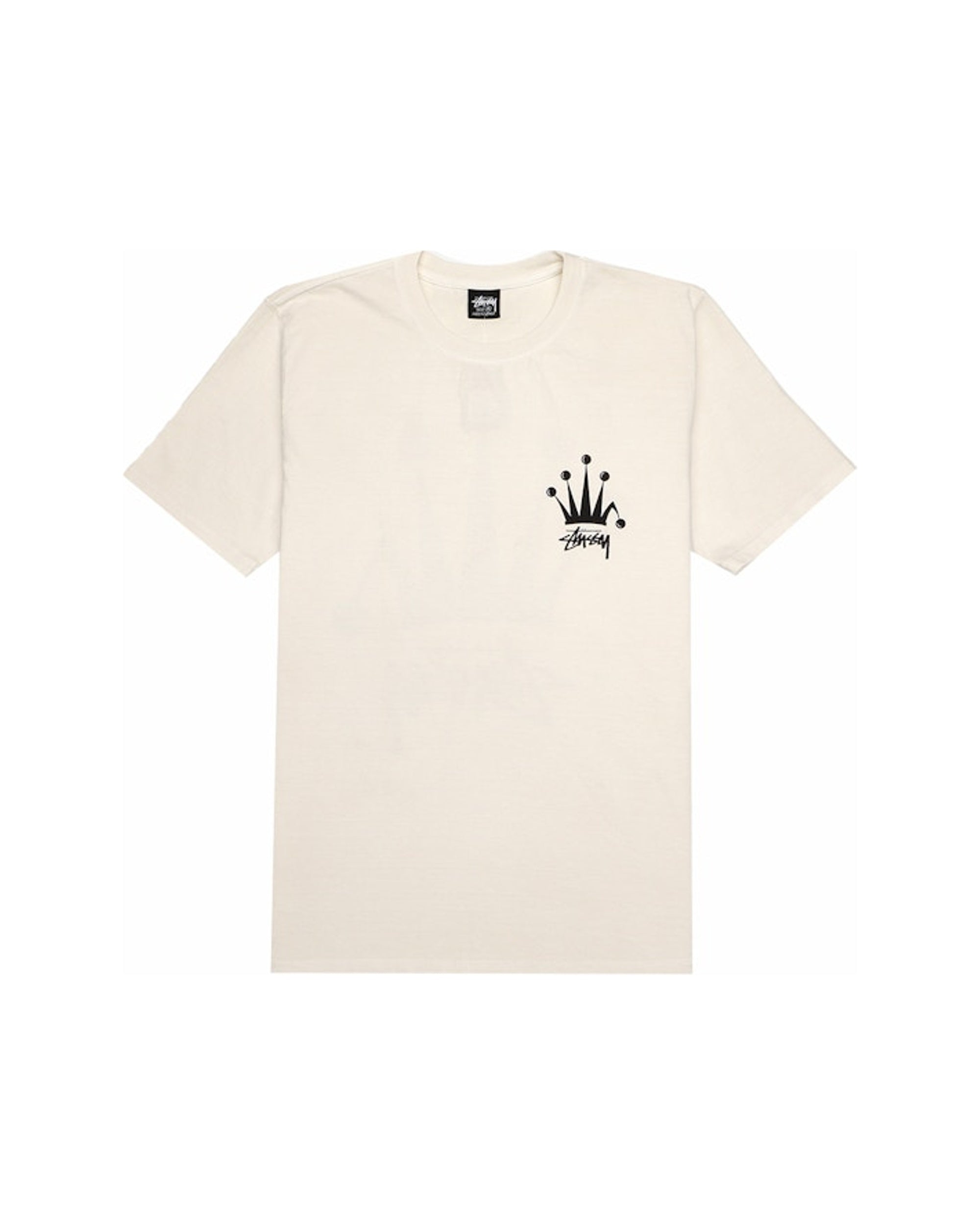 Stussy Regal Crown Pigment Dyed T-shirt Natural
