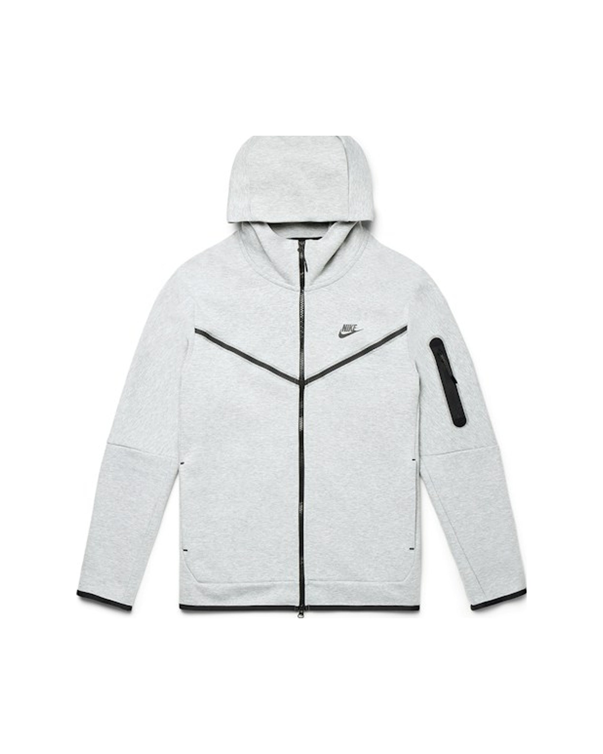 Nike Sportswear Tech Fleece Full-Zip Hoodie Heather Grey/Black