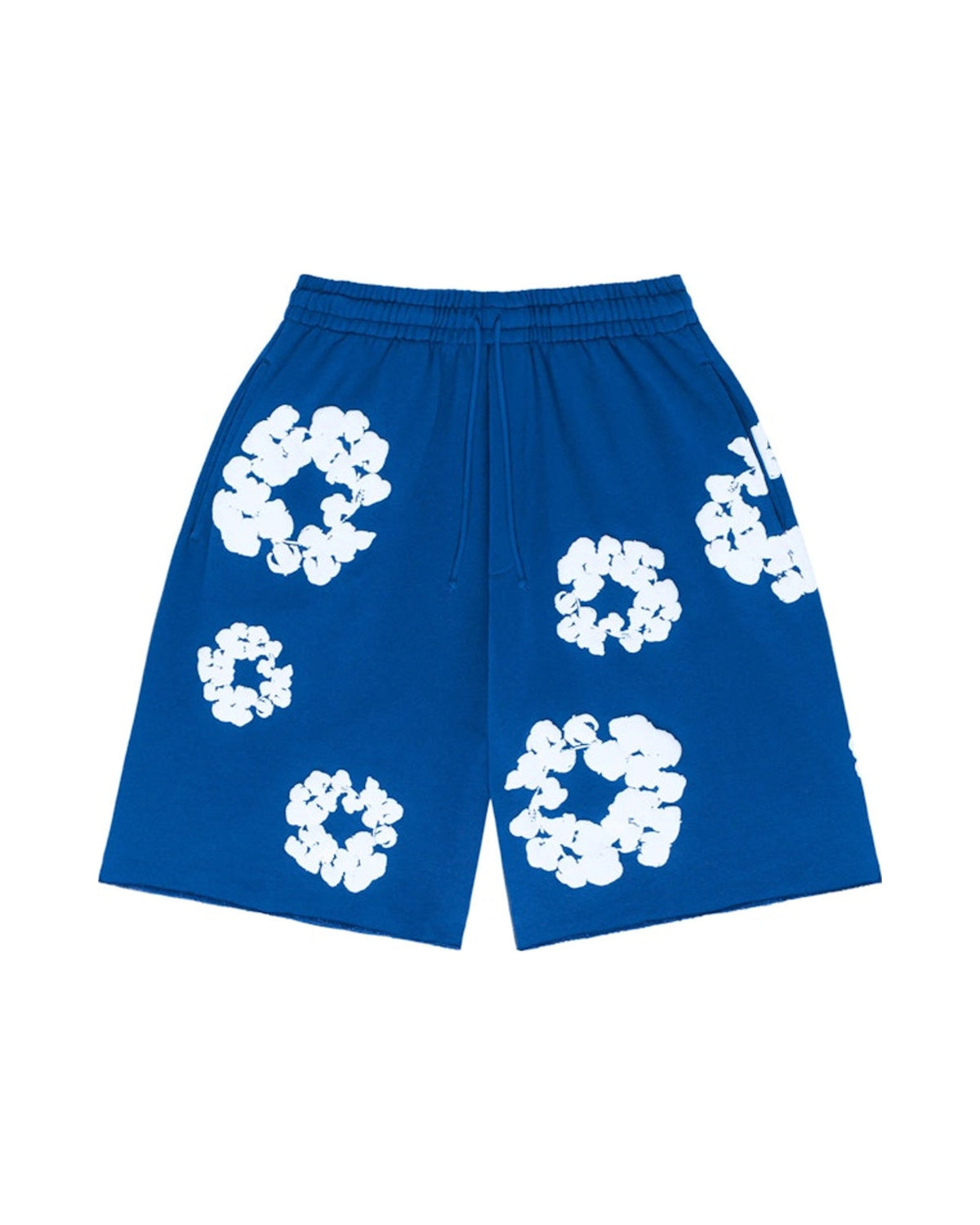 Denim Tears The Cotton Wreath Shorts Royal Blue