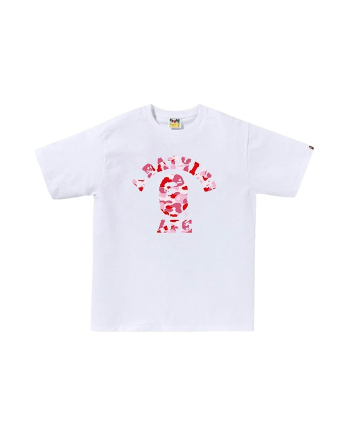 BAPE ABC Camo College (SS25) Tee White/Pink