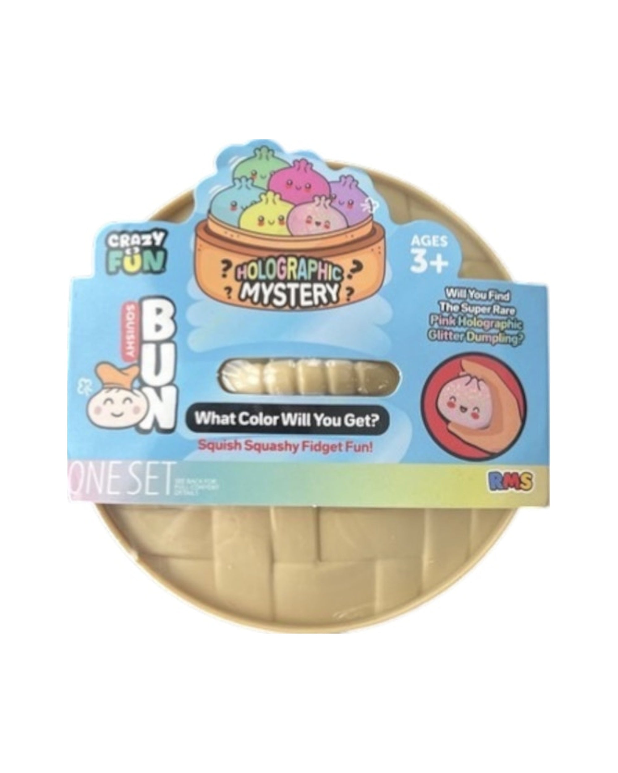 Squishy Bun Holographic Mystery Squishy 