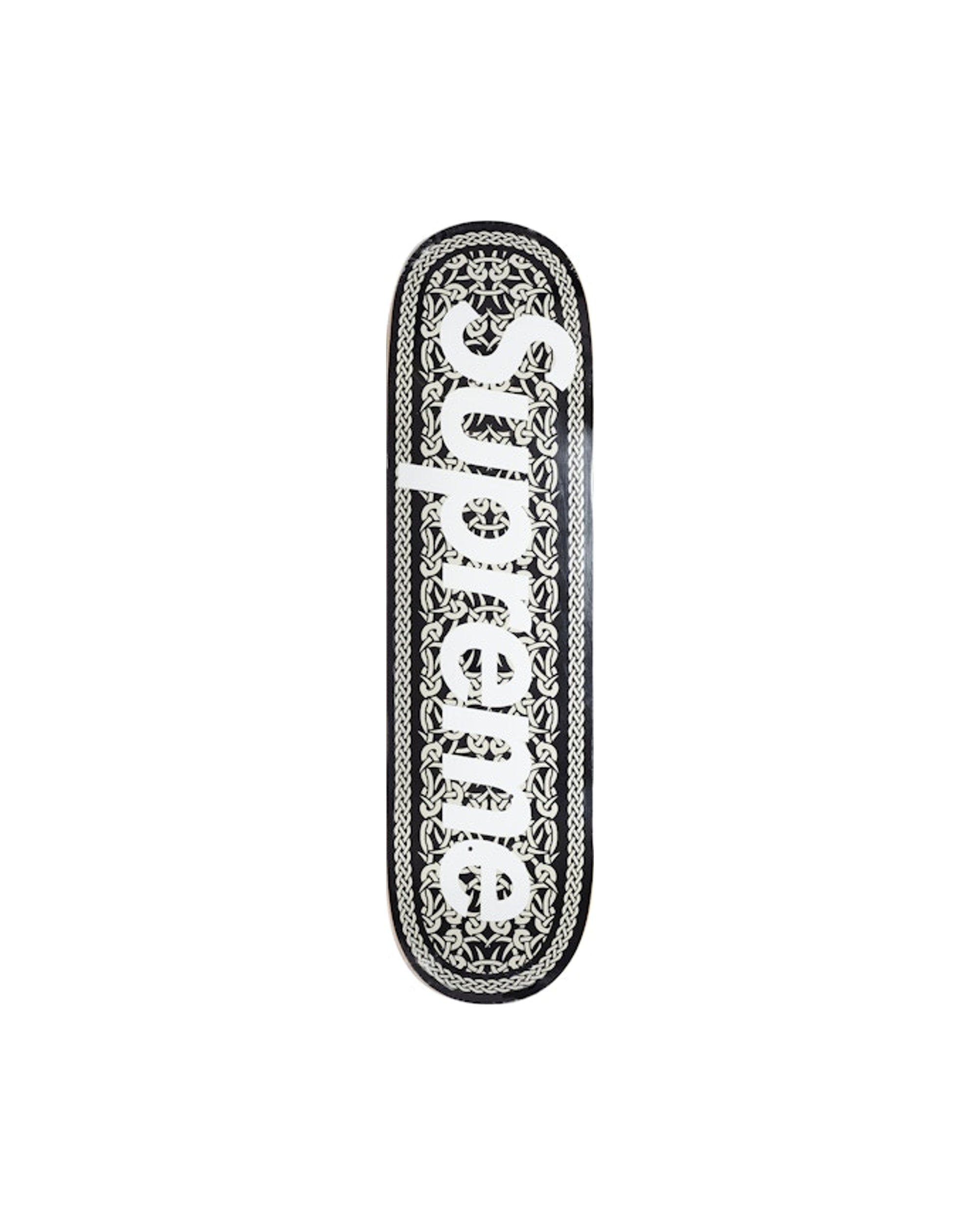 Supreme Celtic Knot Skateboard Deck Black