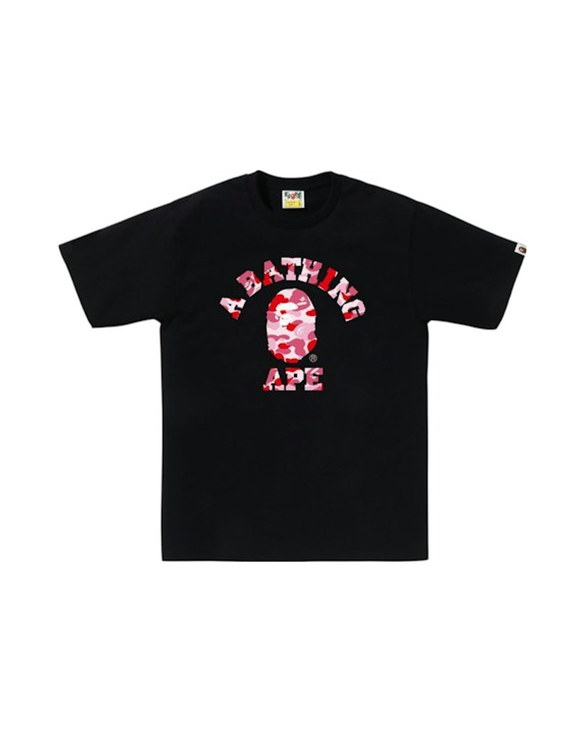 BAPE ABC Camo College (SS25) Tee Black/Pink