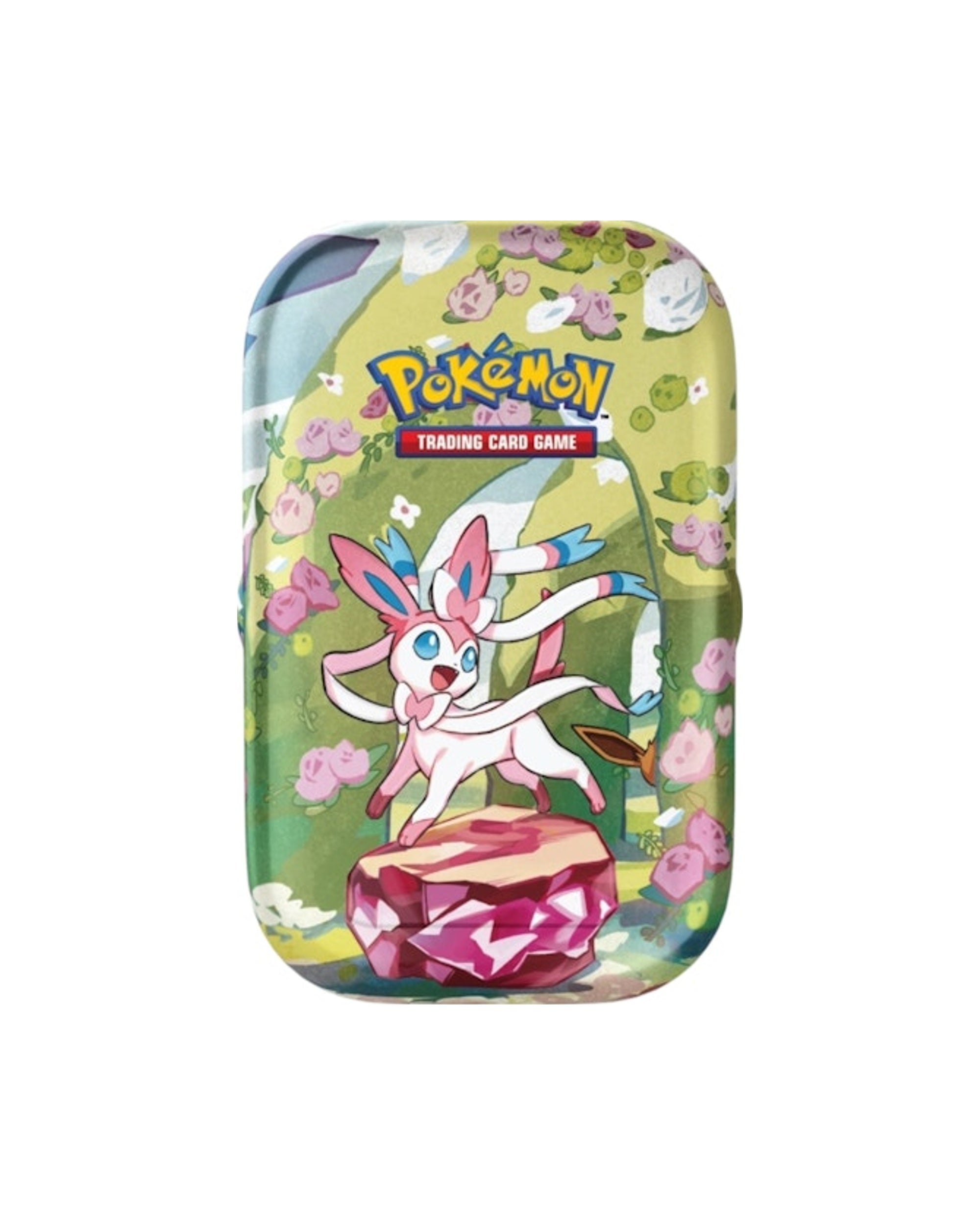 2025 Pokémon Scarlet Violet Prismatic Evolutions Sylveon Tin