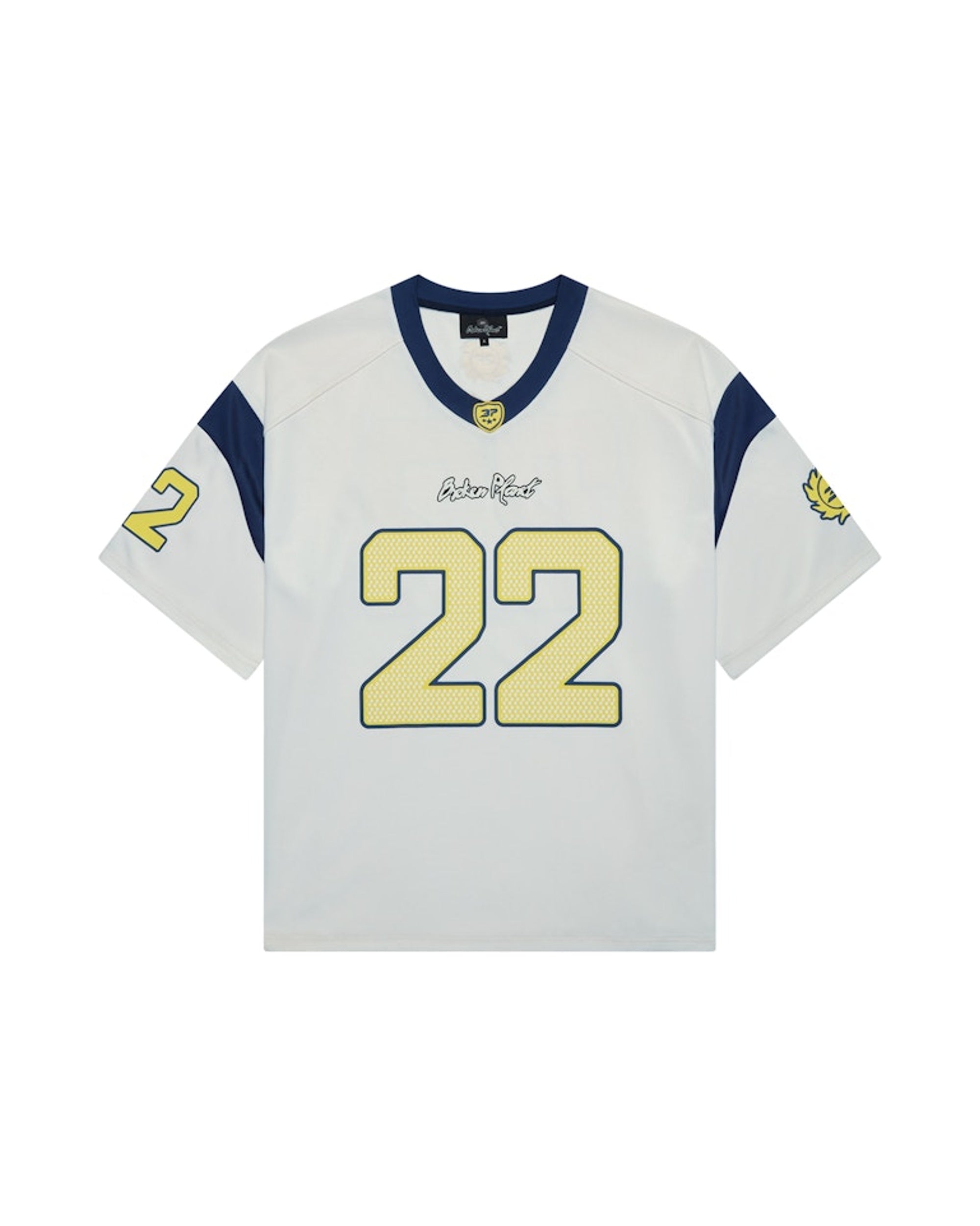 Broken Planet Football Jersey White/Blue