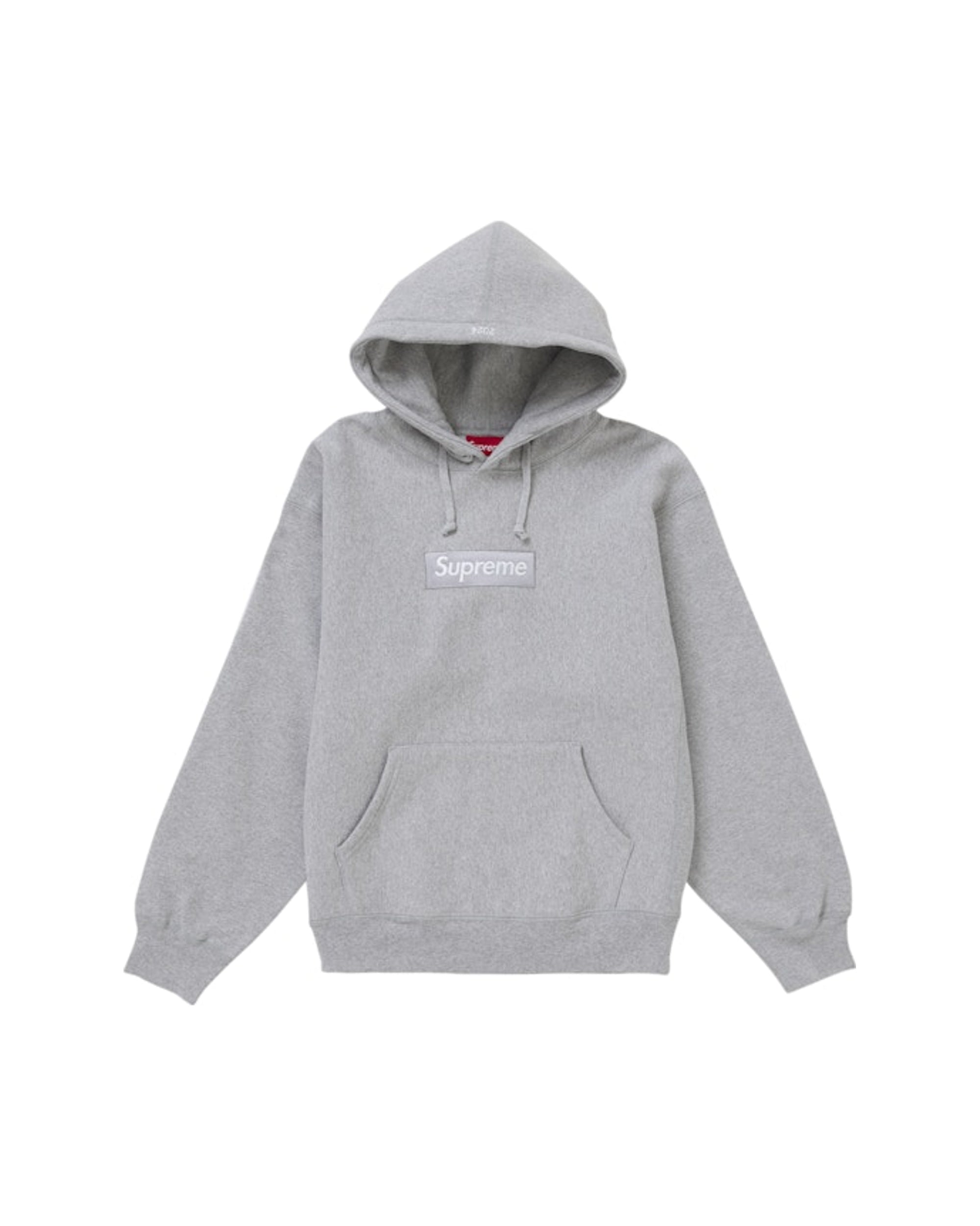 Supreme Box Logo Hooded Sweatshirt (FW24) Heather Grey