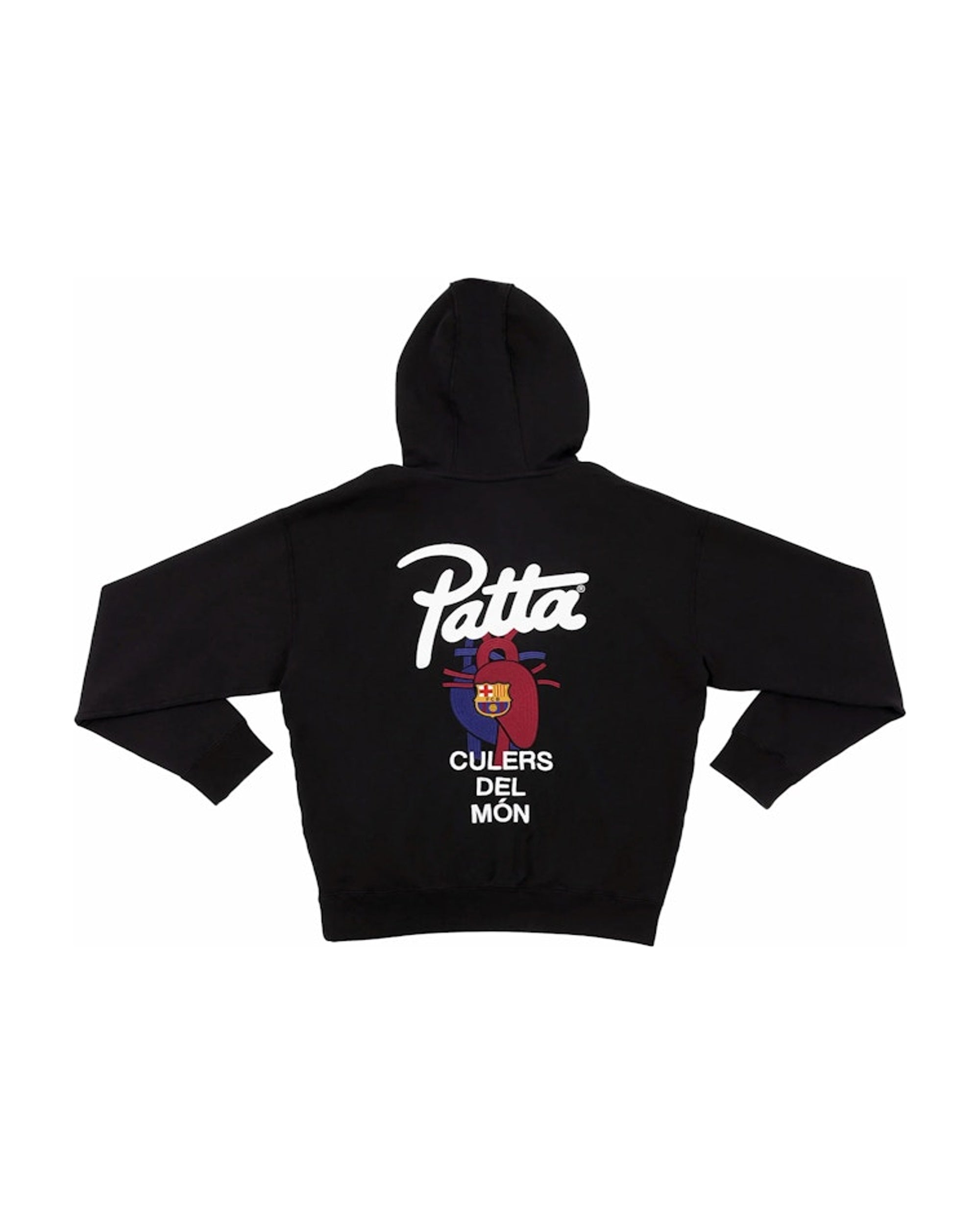 Patta x Barcelona FC Culers del Món Hooded Sweater Black/Deep Royal Blue
