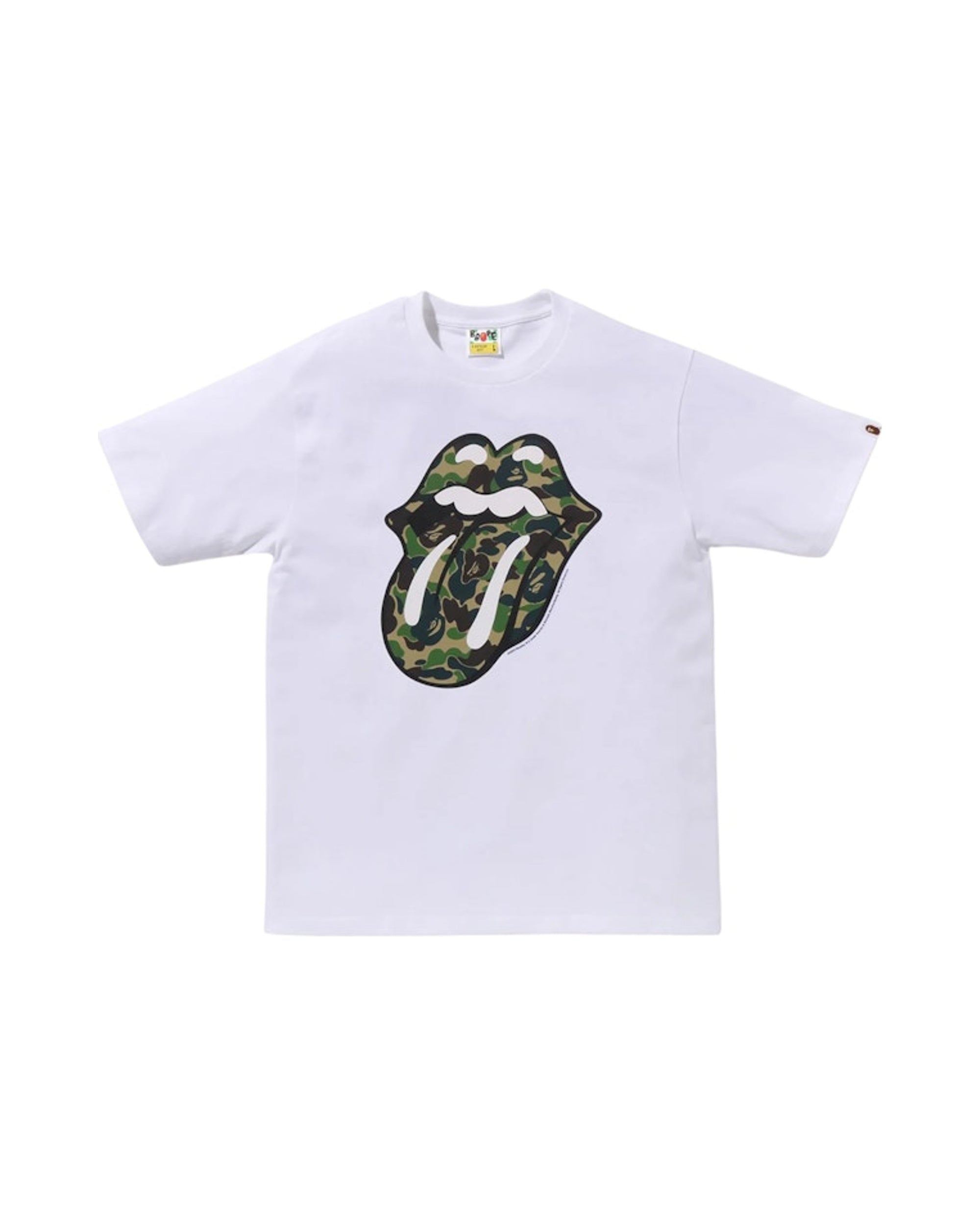 BAPE x Rolling Stones Tee White