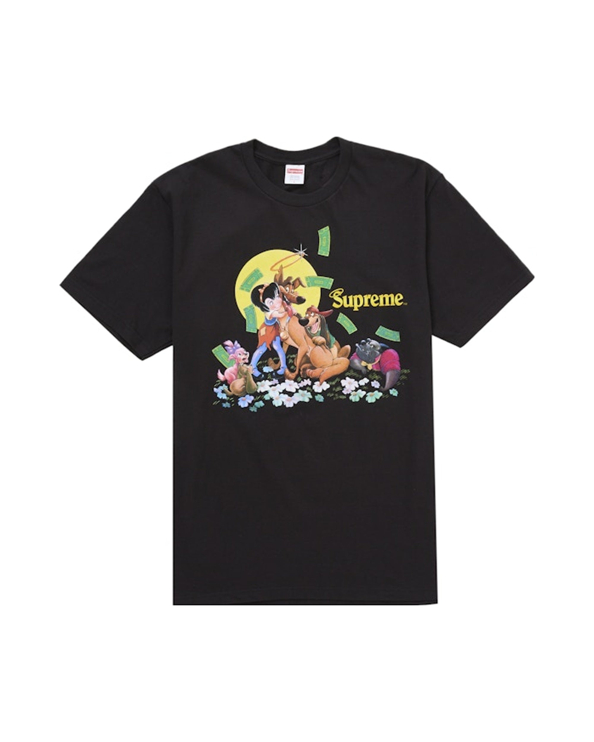 Supreme All Dogs Go To Heaven Tee Black