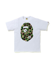 BAPE ABC Camo Big Ape Head Tee White/Green
