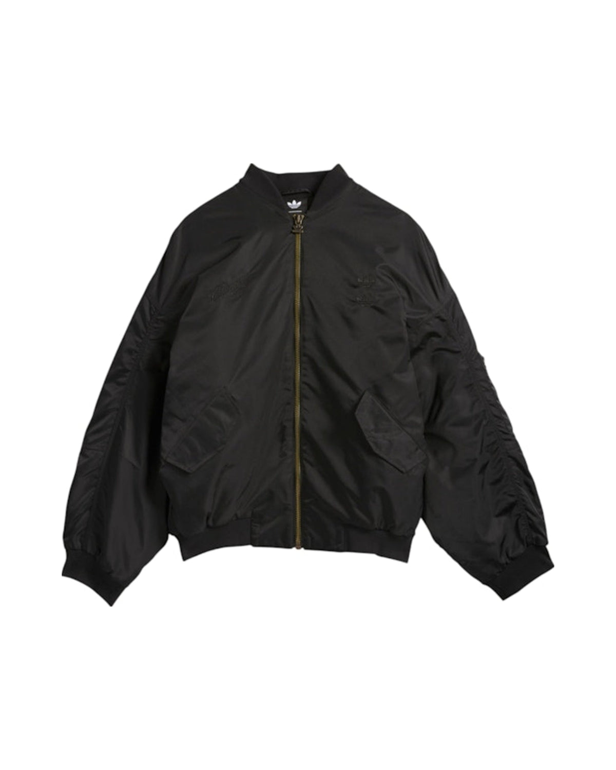 adidas x Willy Chavarria Satin Bomber Jacket Black