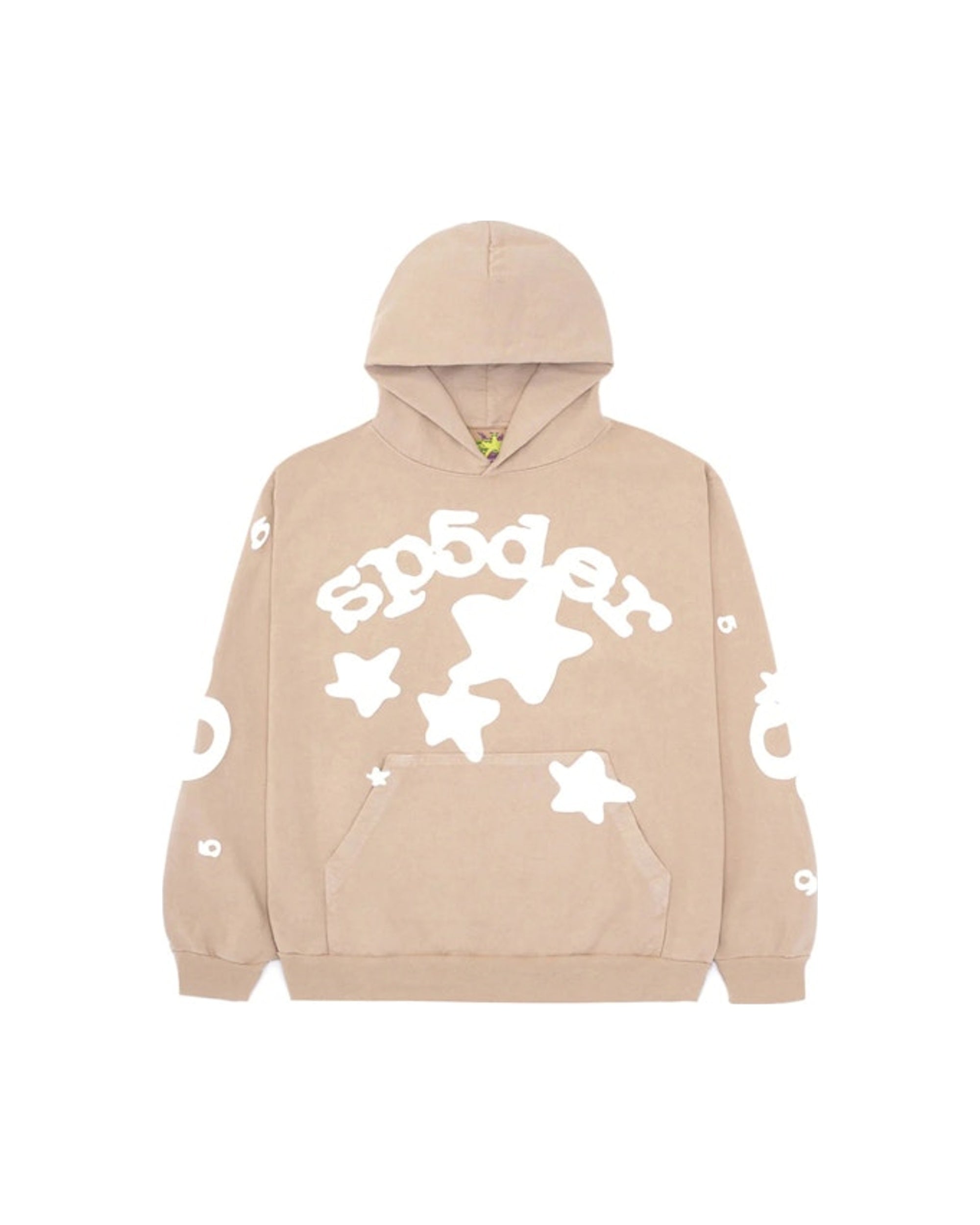 Sp5der Beluga Hoodie Sand
