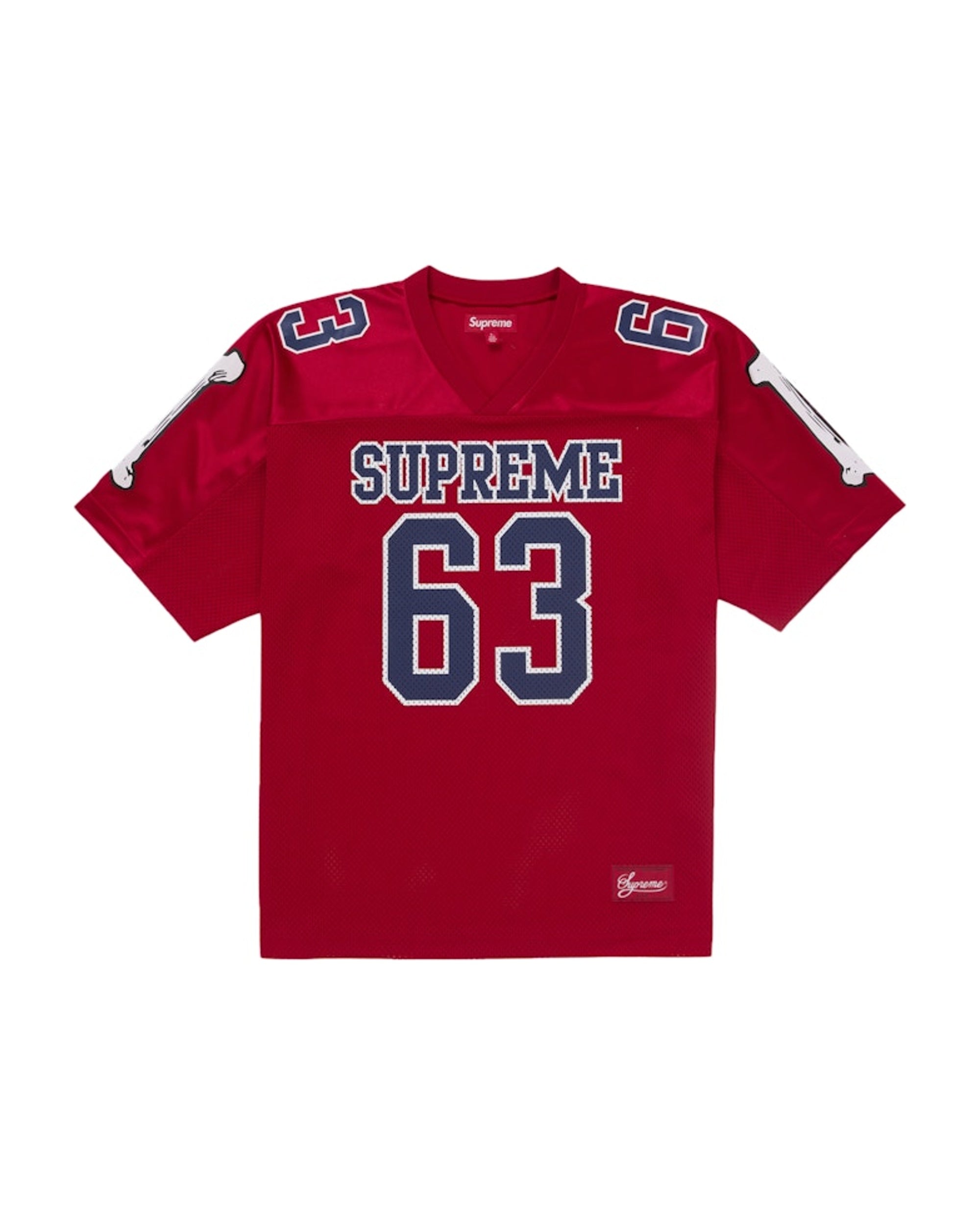 Supreme Bones Football Jersey Red