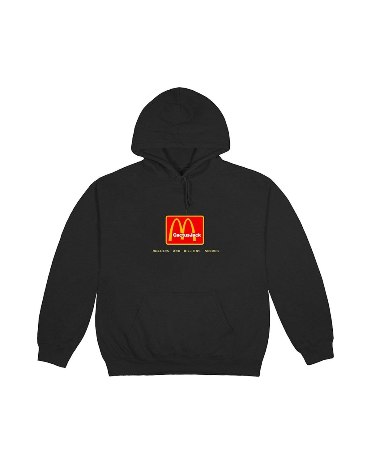 Travis Scott x McDonald's Billions Served Hoodie Washed Black