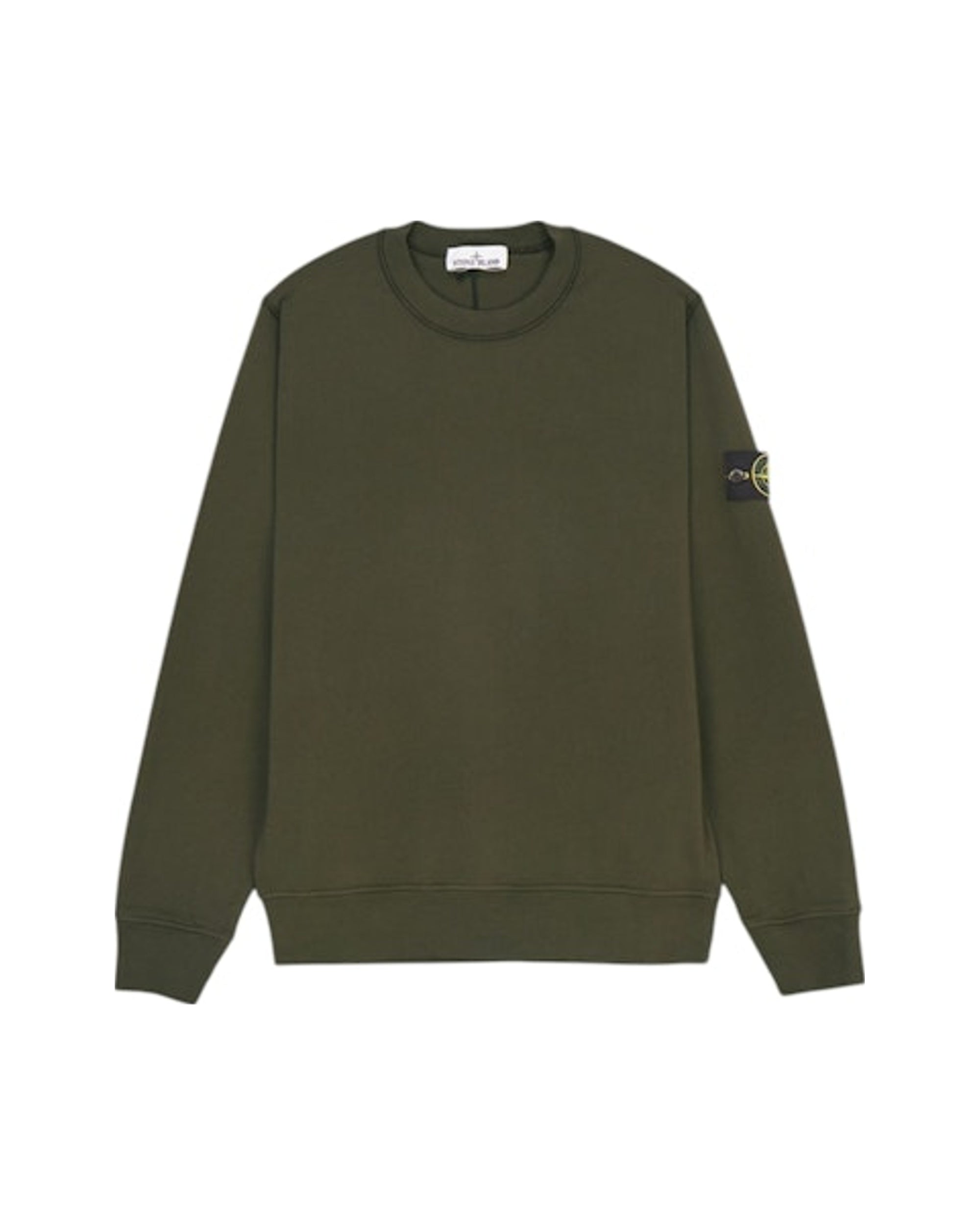 Stone Island Logo Sweatshirt Khaki