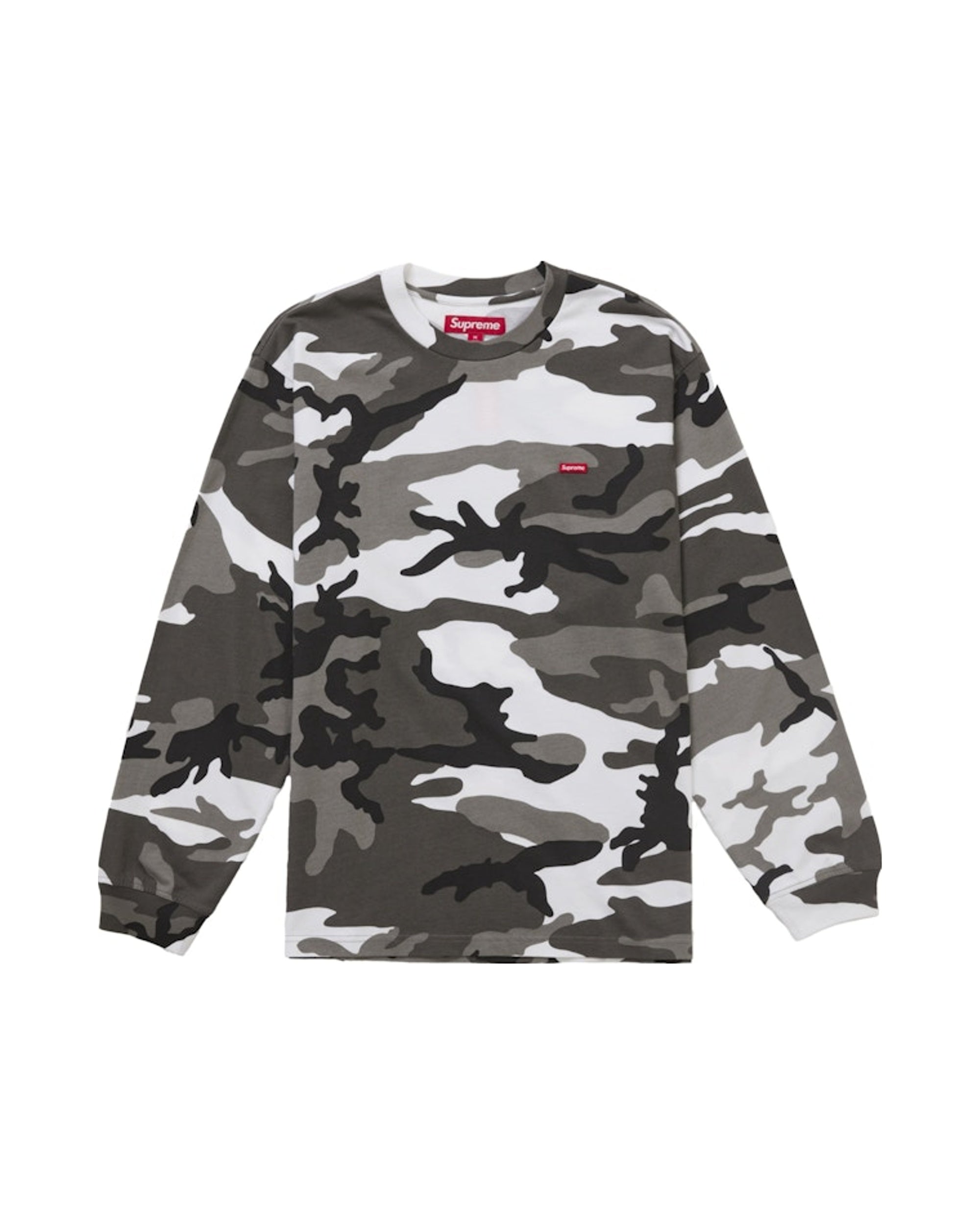 Supreme Small Box L/S Tee (SS25) Snow Camo