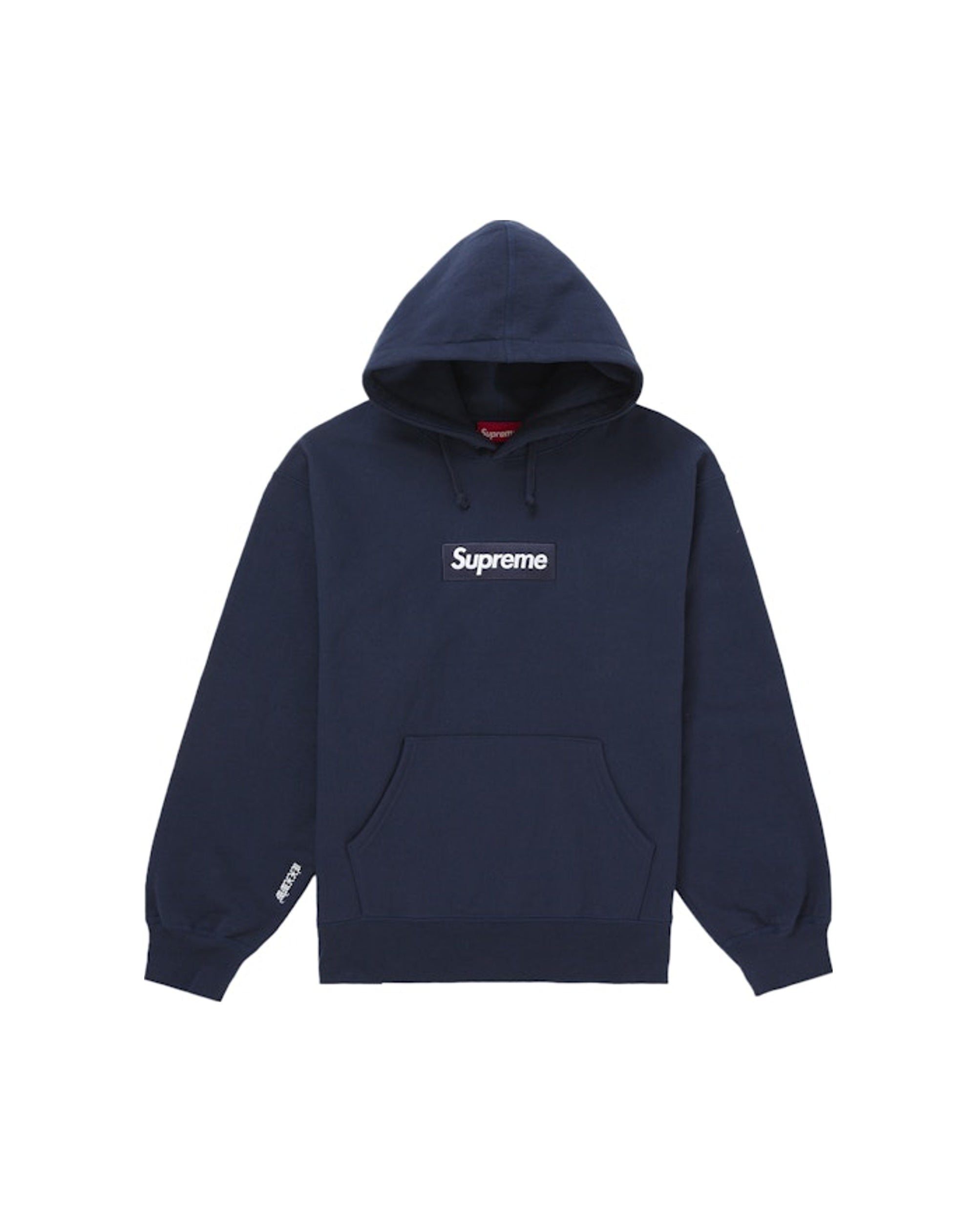 Supreme Box Logo Hooded Sweatshirt (FW25) Navy
