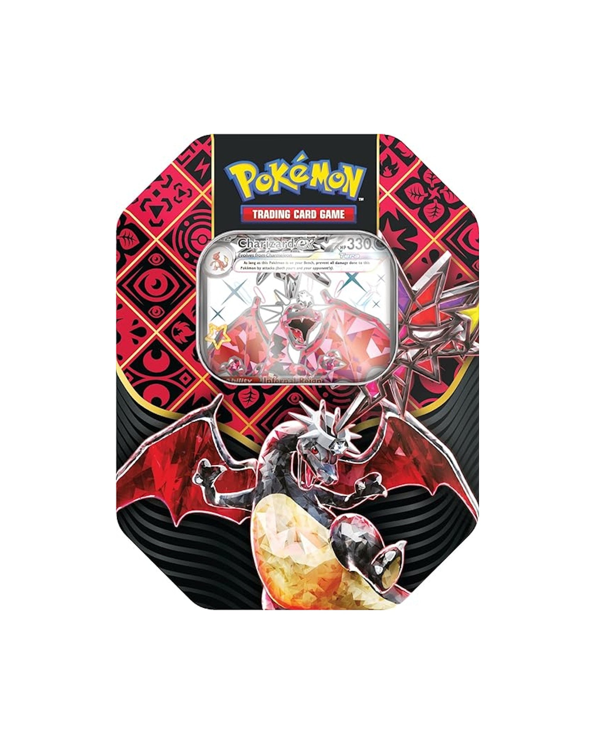 Pokémon Scarlet & Violet Paldean Fates Shiny Charizard Tin