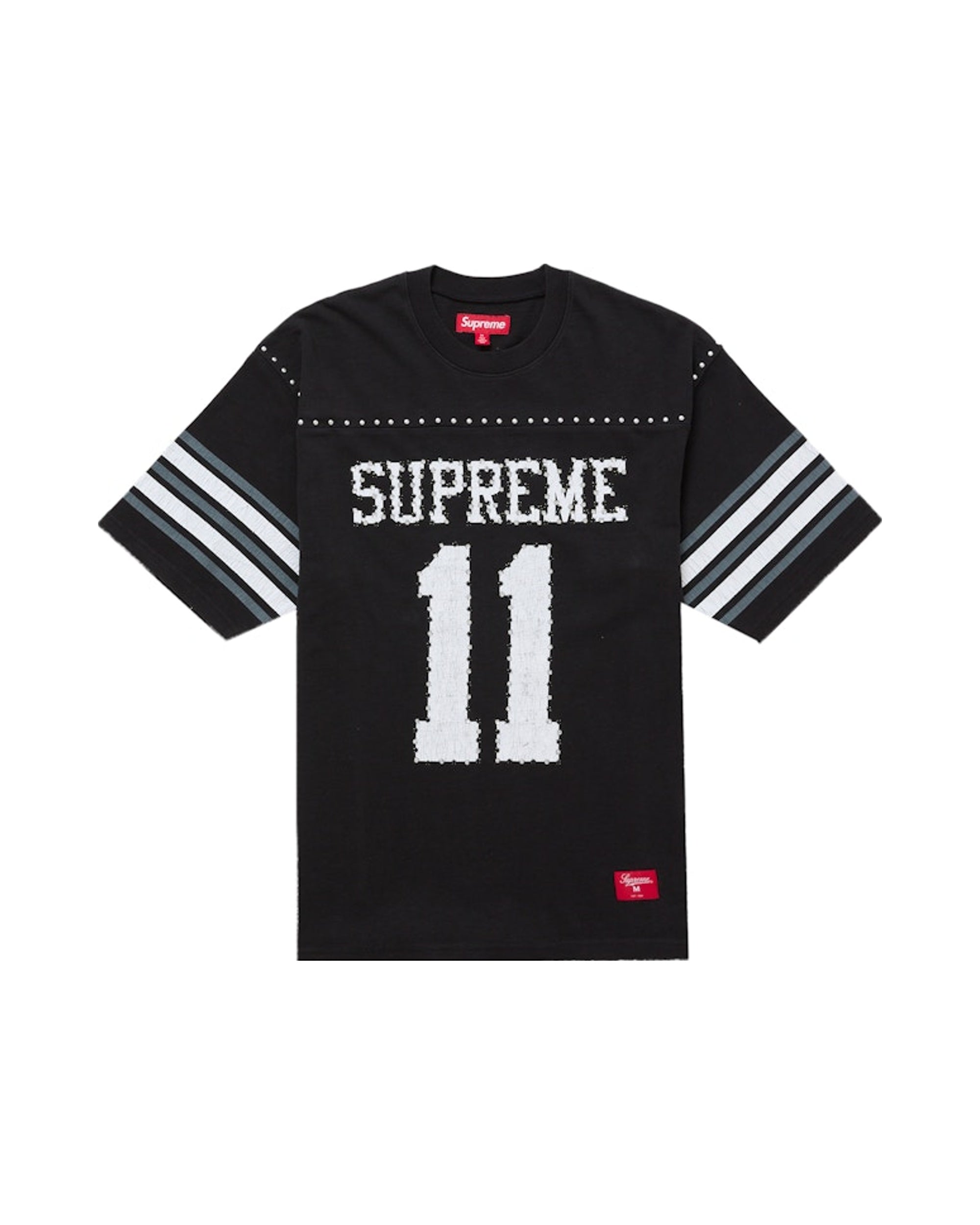 Supreme Studded S/S Football Top Black