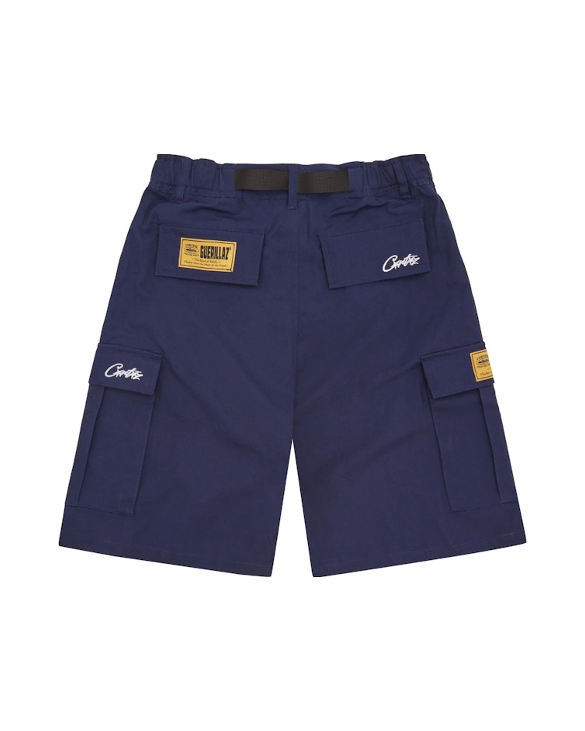 Corteiz Alcatraz Cargo Shorts Navy