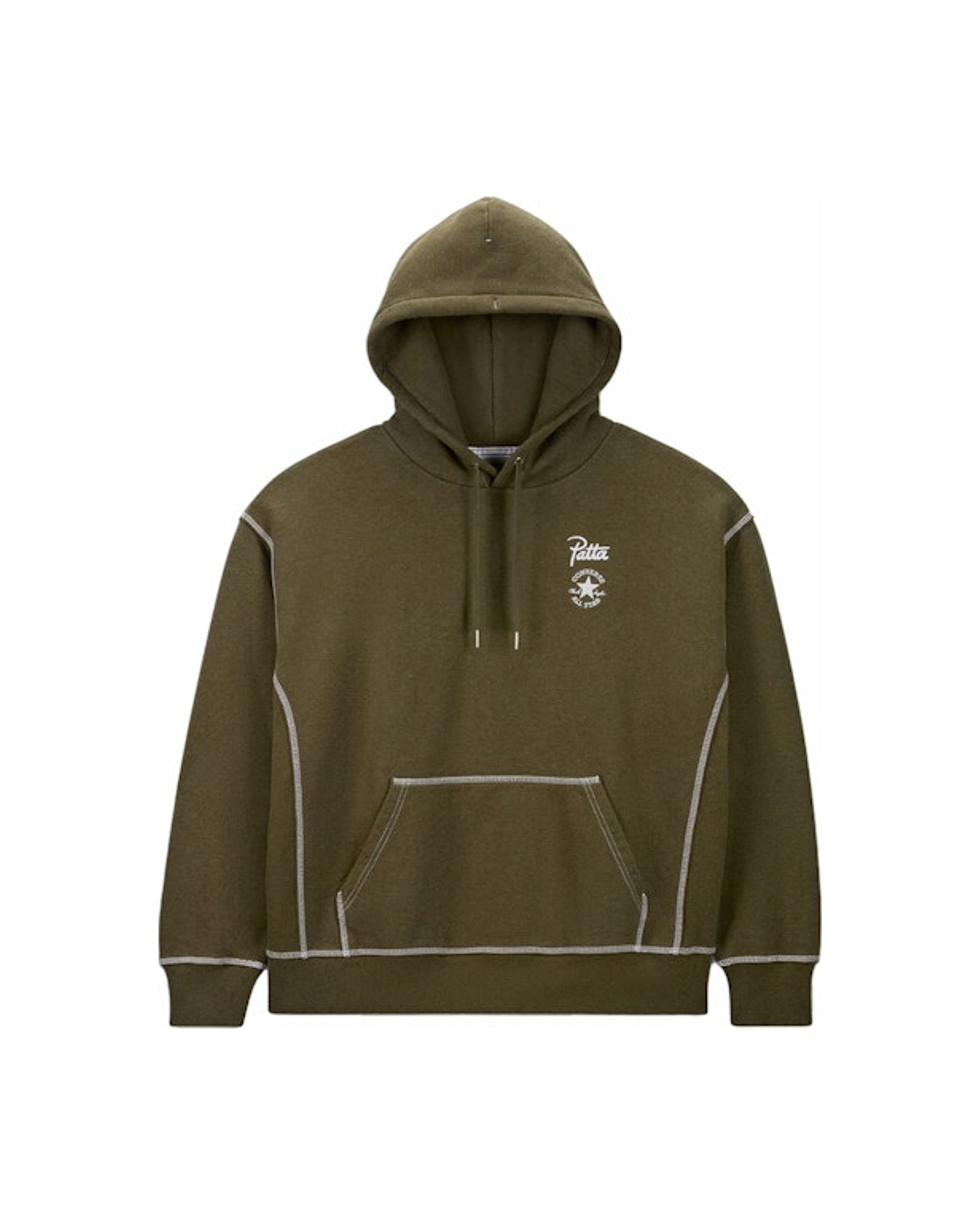 Converse x Patta Gold Standard Hoodie Utility Green Heather