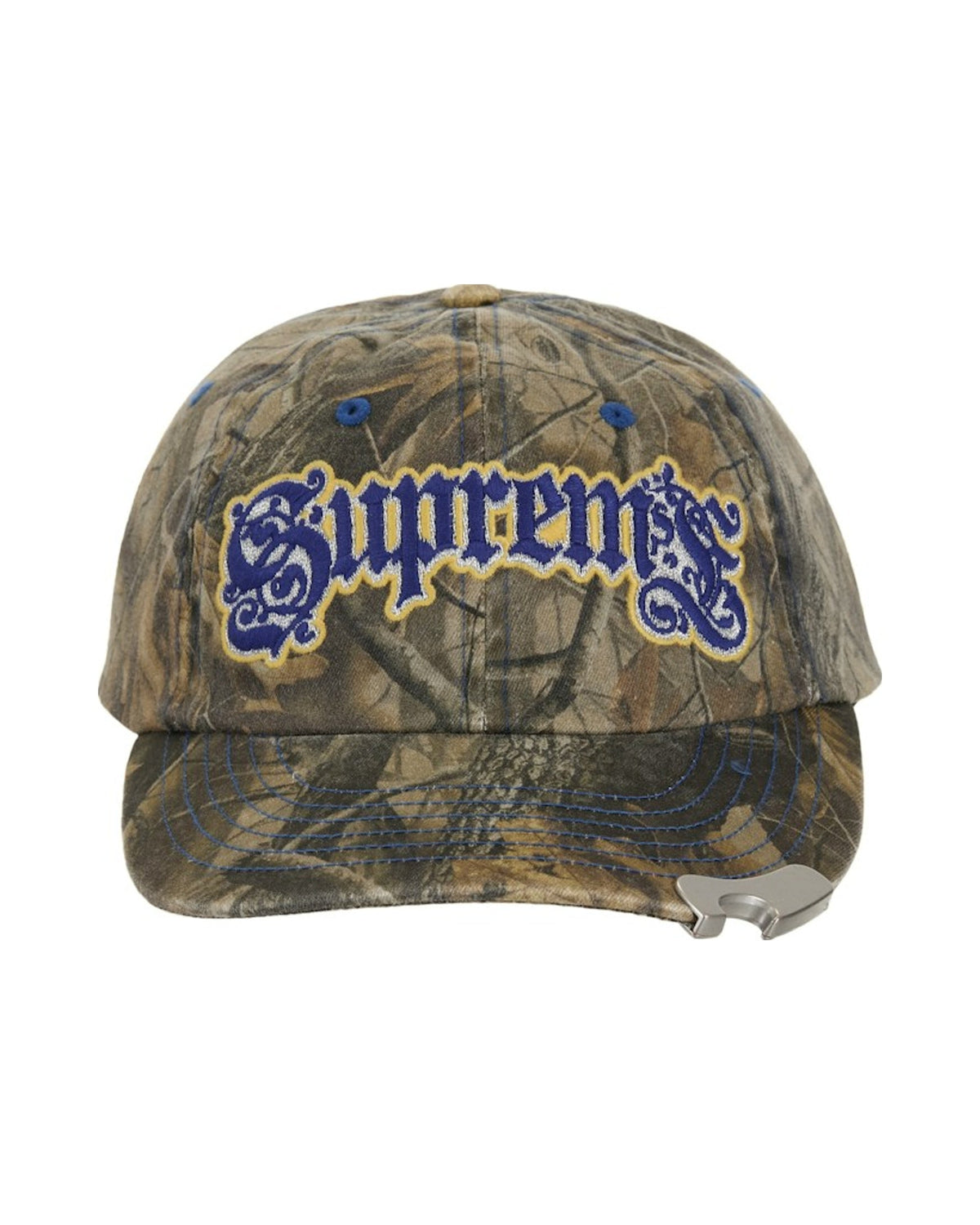 Supreme Bottle Opener 6-Panel Hat Brown Camouflage