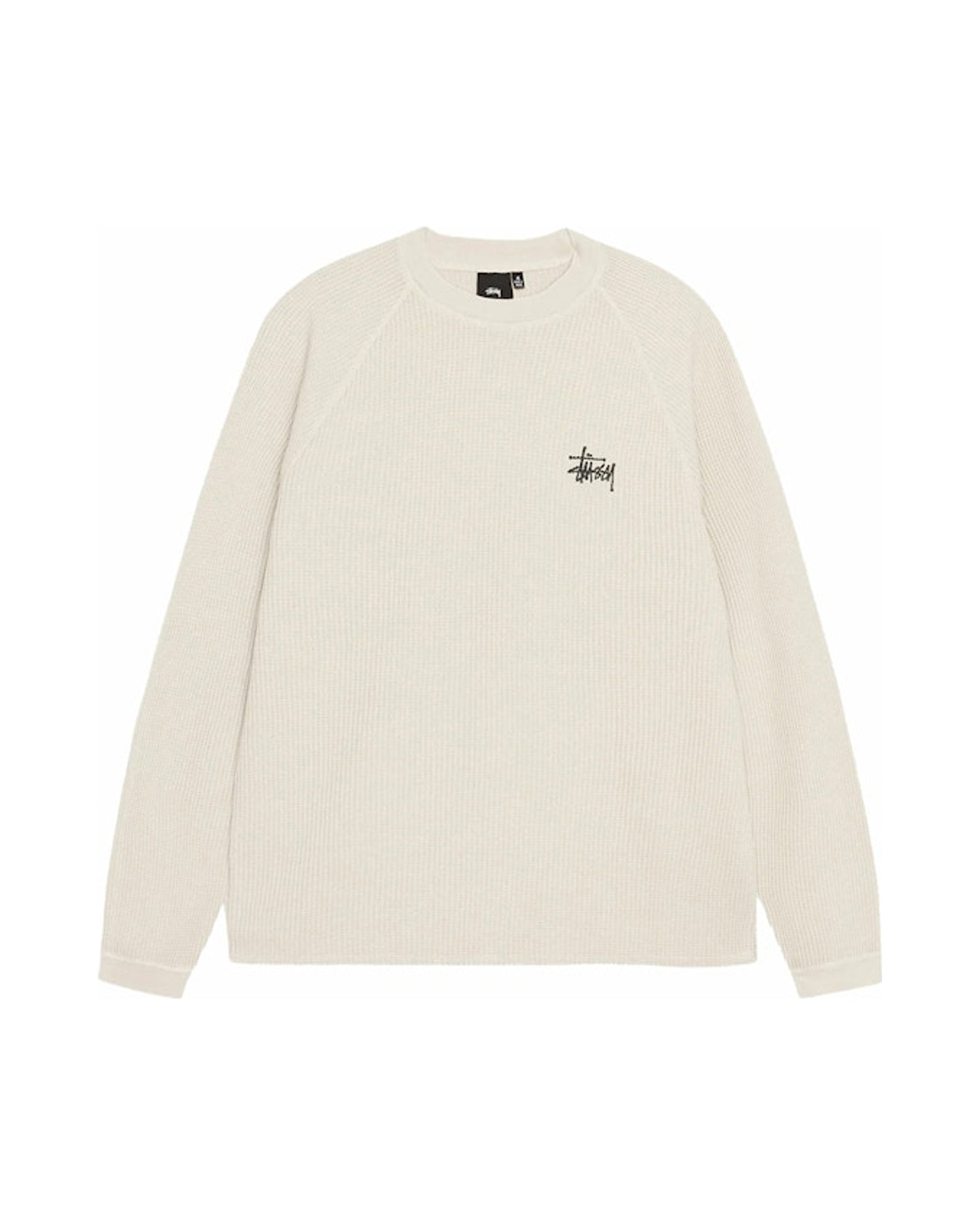 Stussy Raglan Thermal L/S Crew Bone