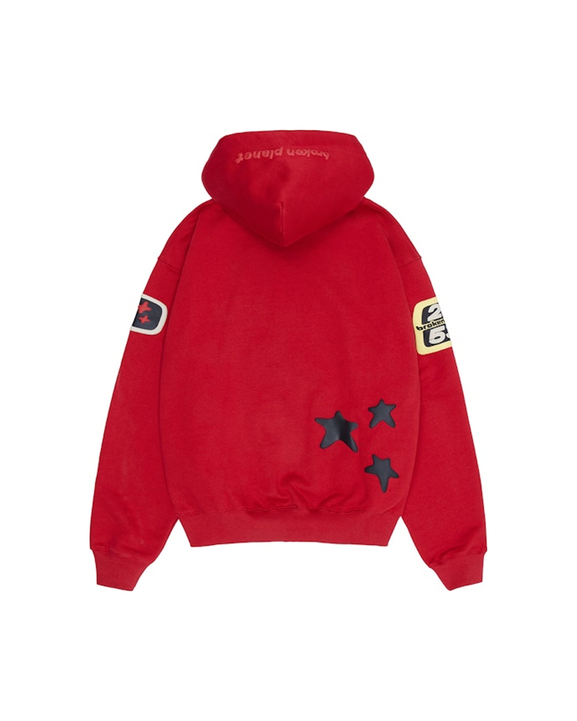 Broken Planet Brighter Days Are Ahead Hoodie Ruby Red