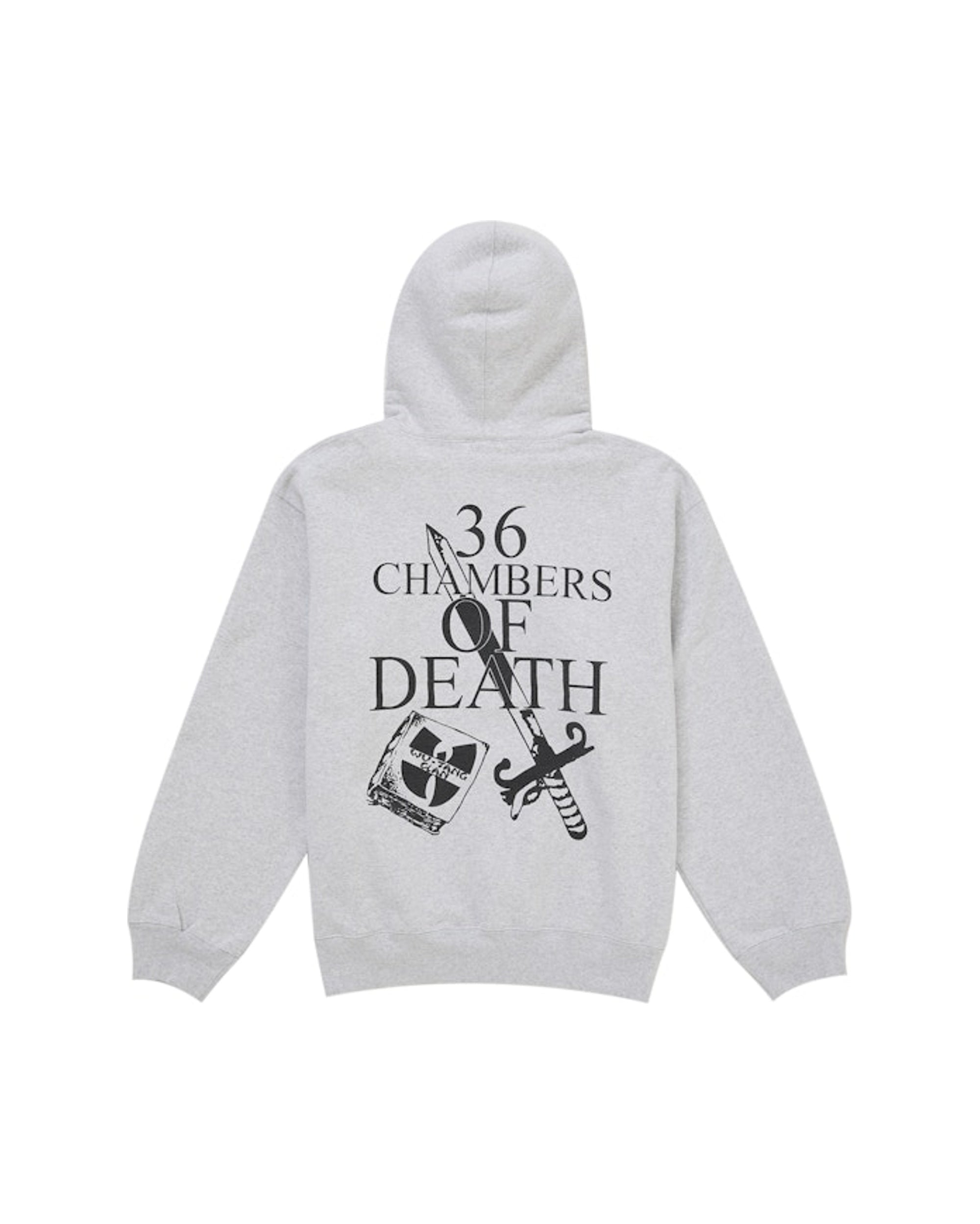 Supreme Wu-Tang Clan Hooded Sweatshirt Heather Grey