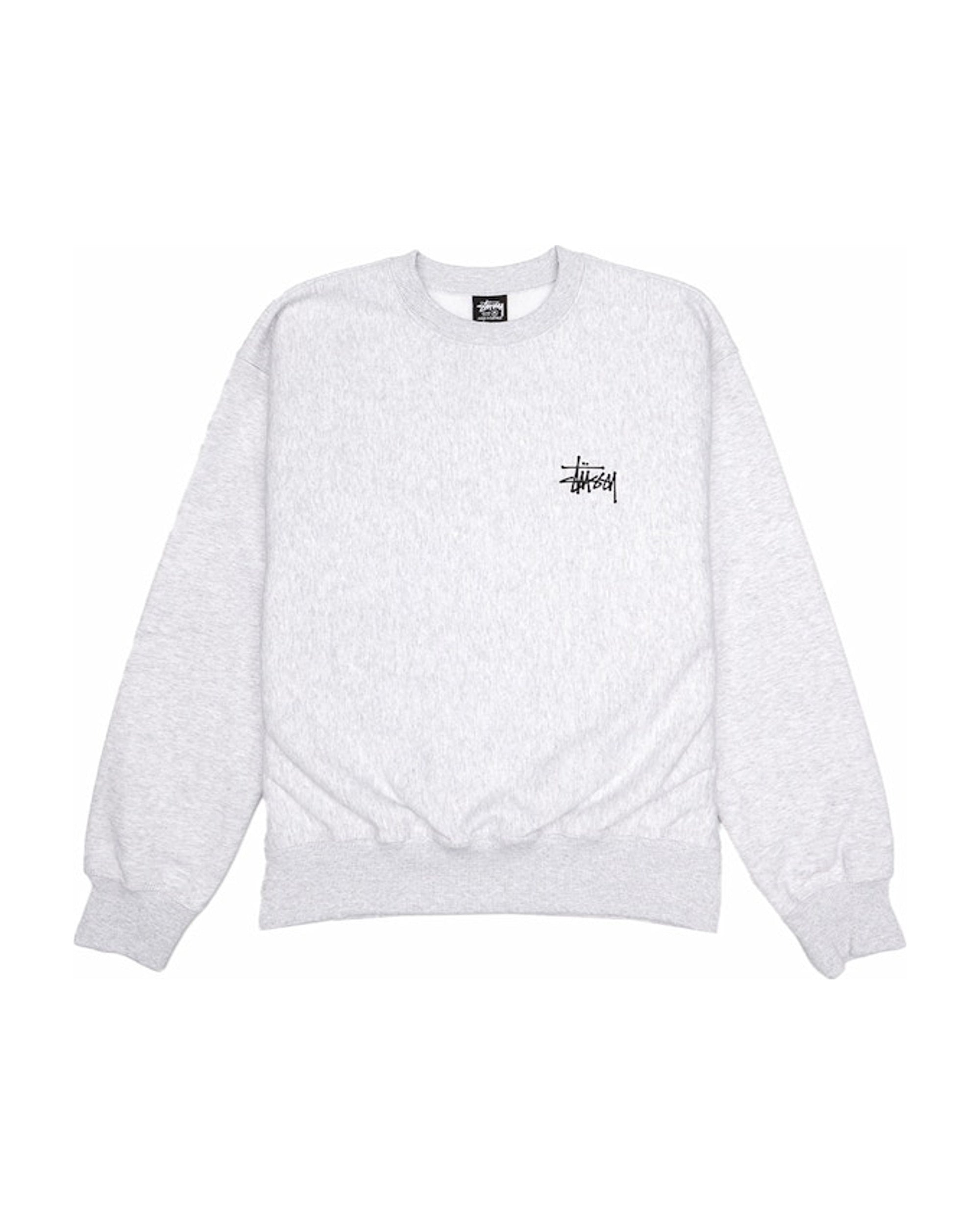 Stussy Basic Crew Ash Heather