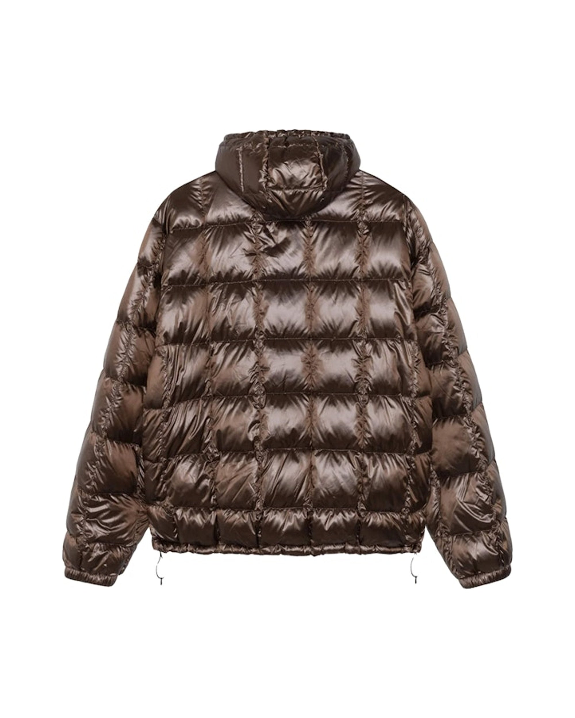 Stussy Midweight Hooded Puffer Brown