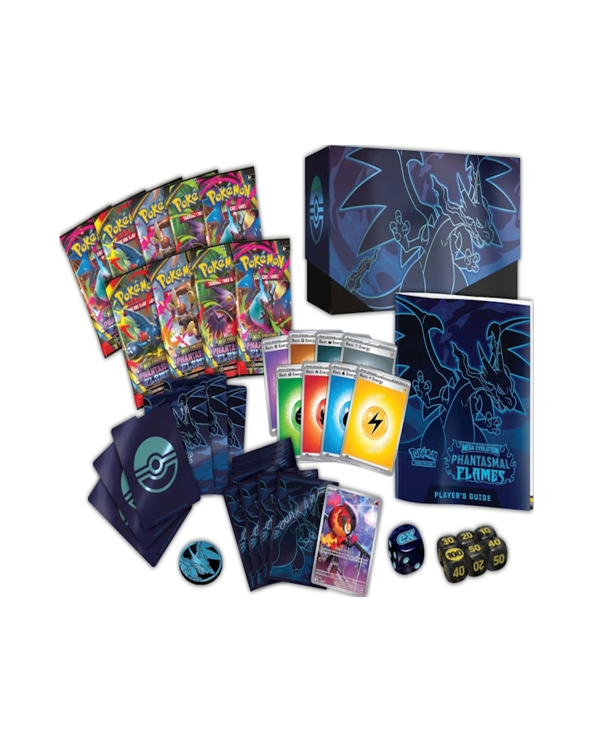 2025 Pokémon Mega Evolution Phantasmal Flames Elite Trainer Box