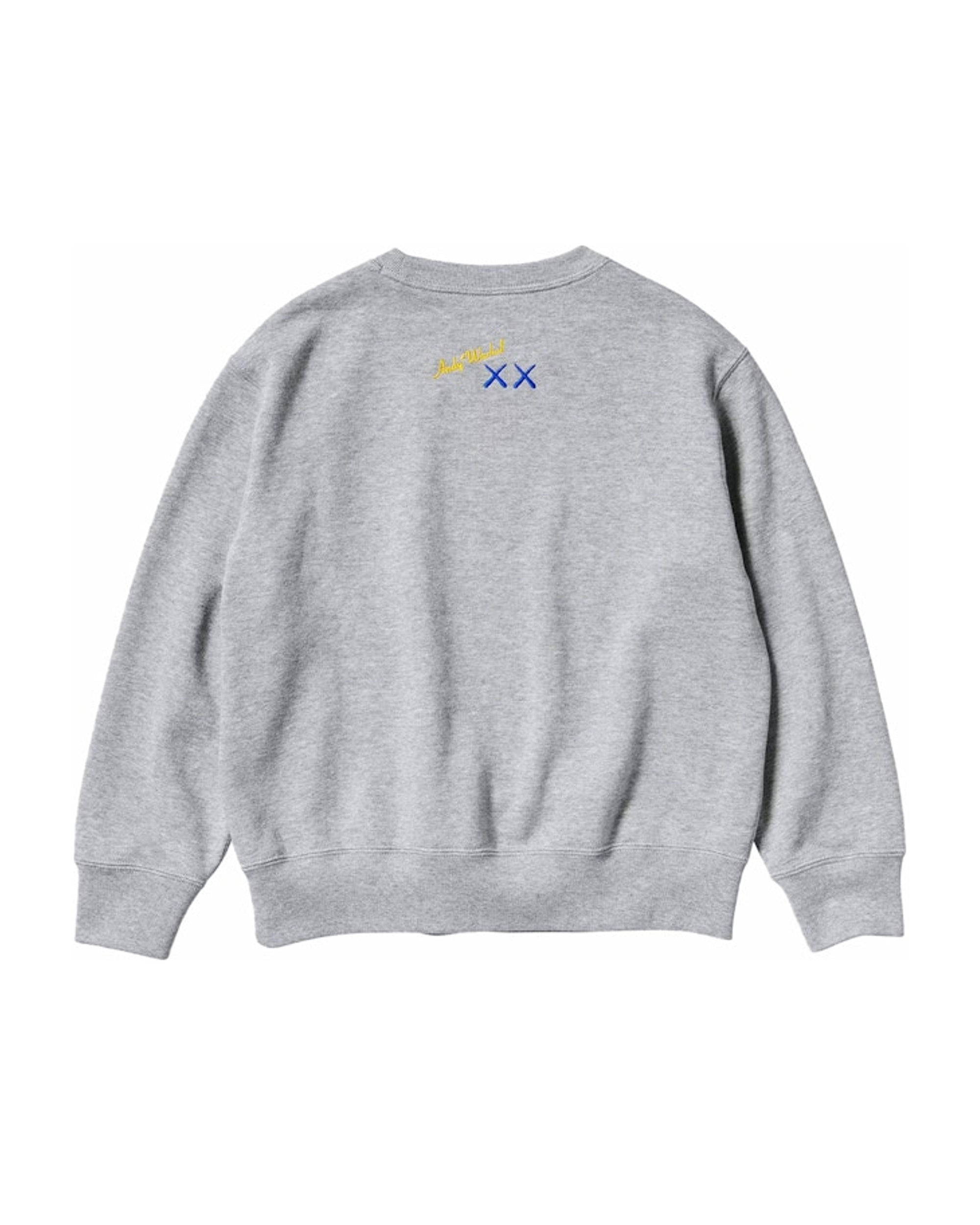 KAWS x Uniqlo Warhol Graphic 472951 Sweatshirt Gray