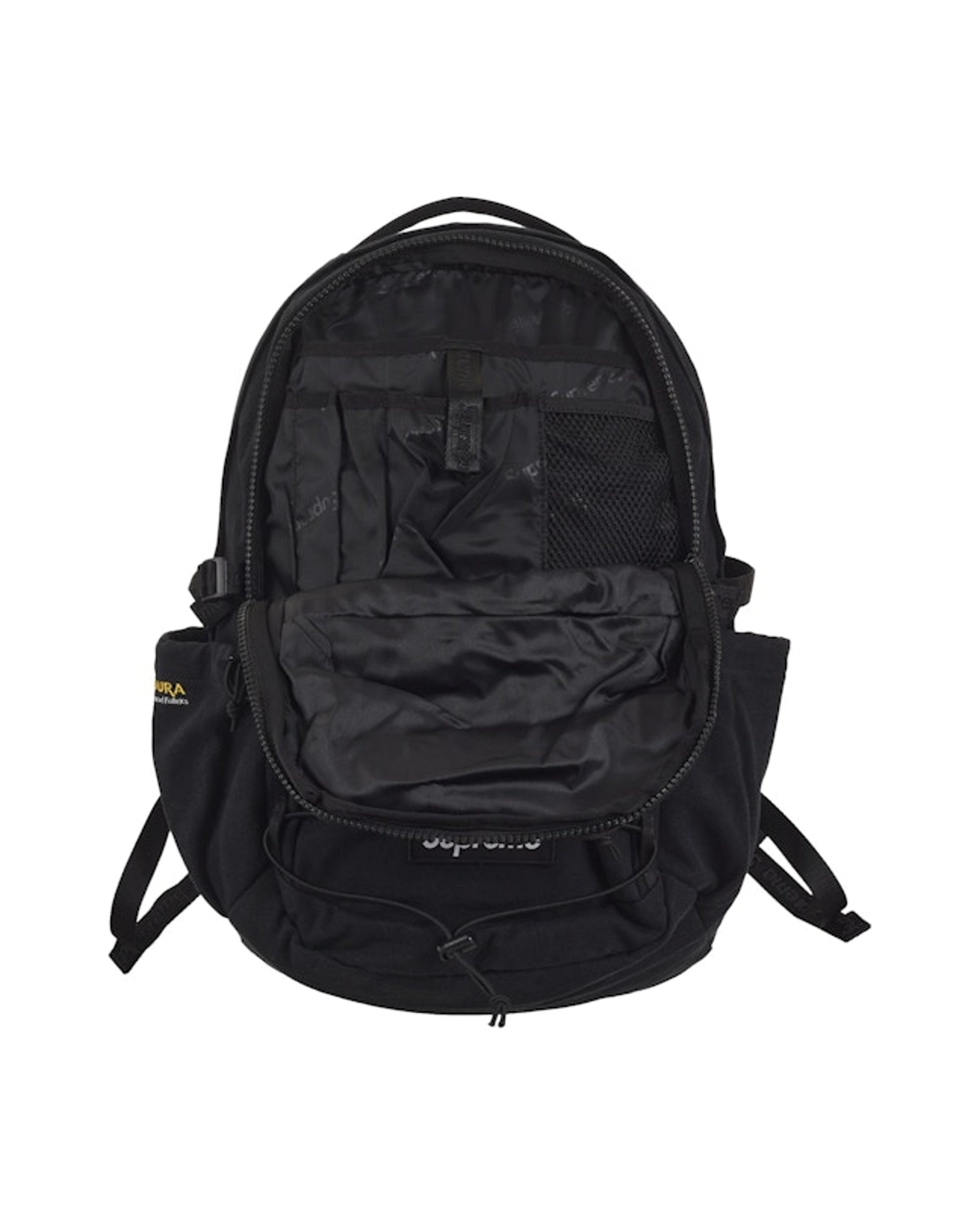 Supreme Logo Backpack (SS25) Black