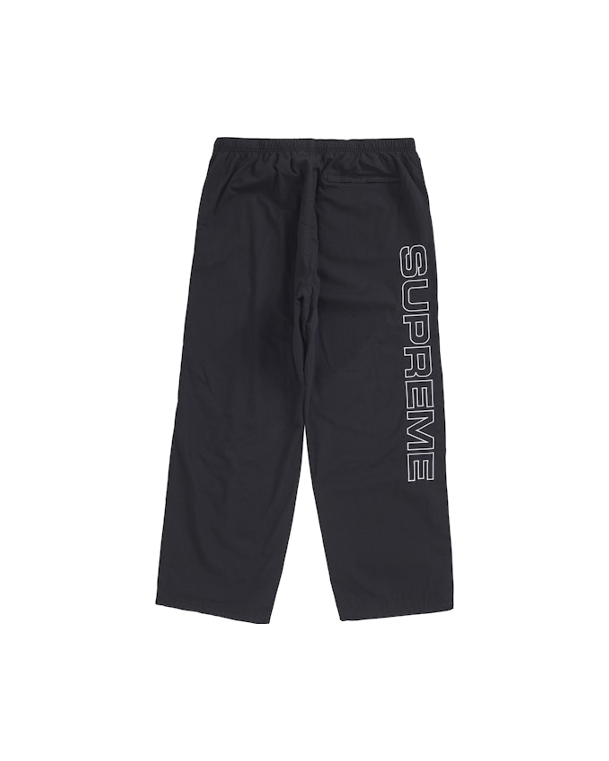 Supreme Spellout Embroidered Ripstop Track Pant Black