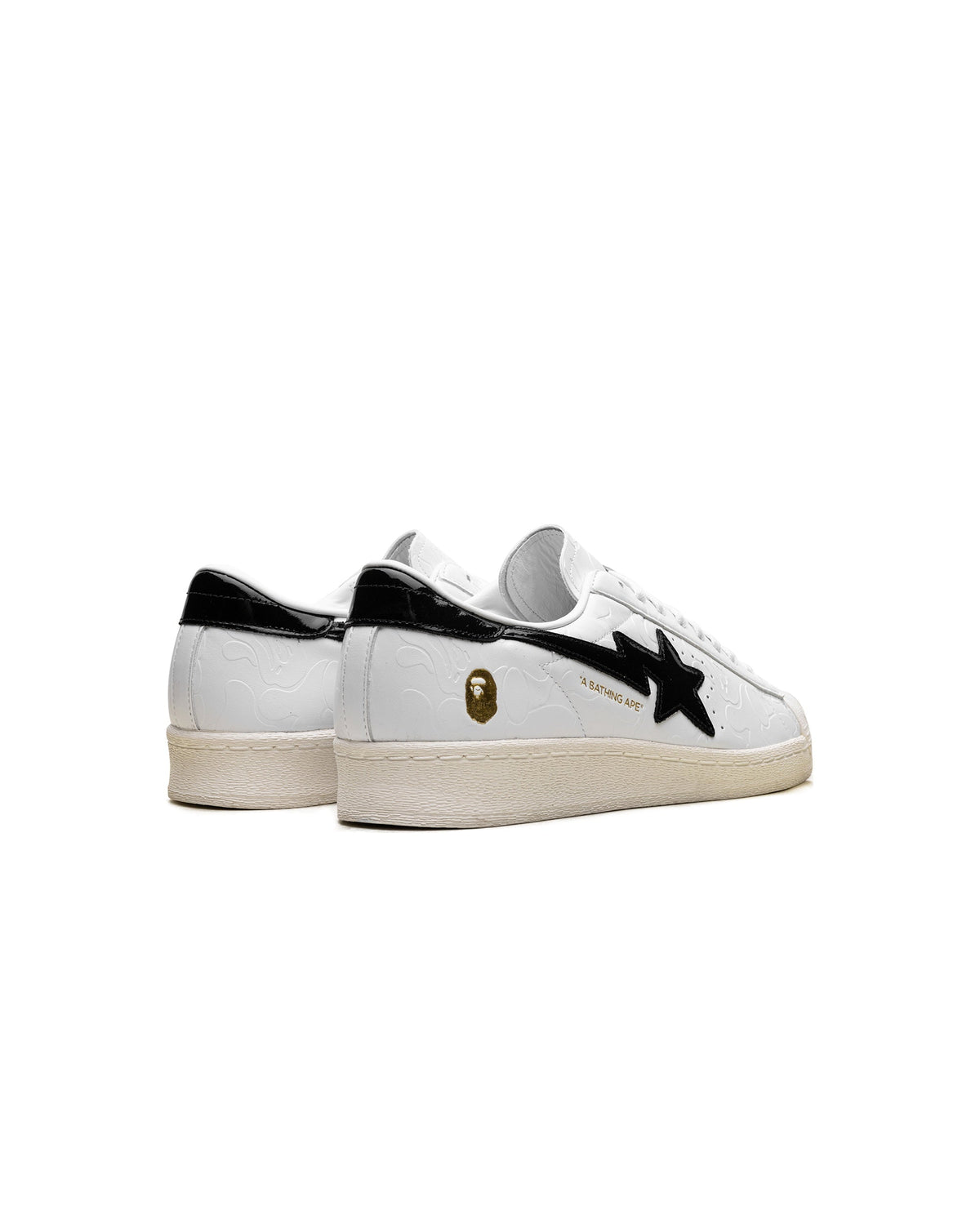 adidas Superstar Vintage Bape White Black