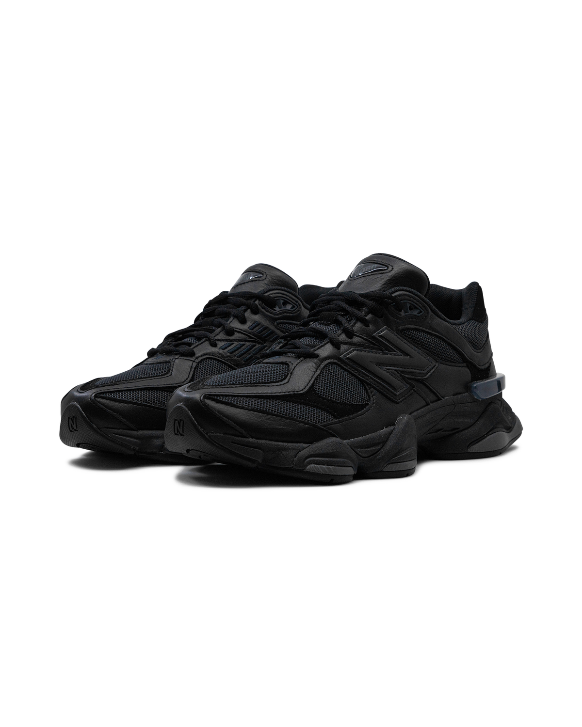New Balance 9060 Triple Black Leather